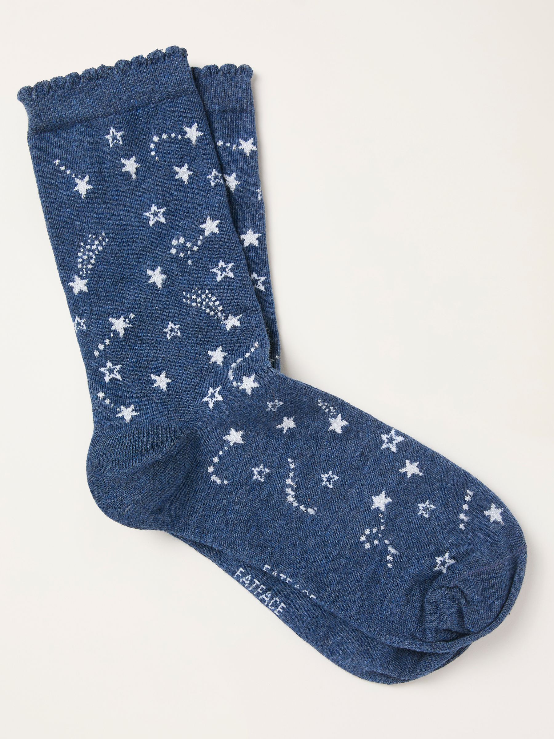 Navy Star Socks