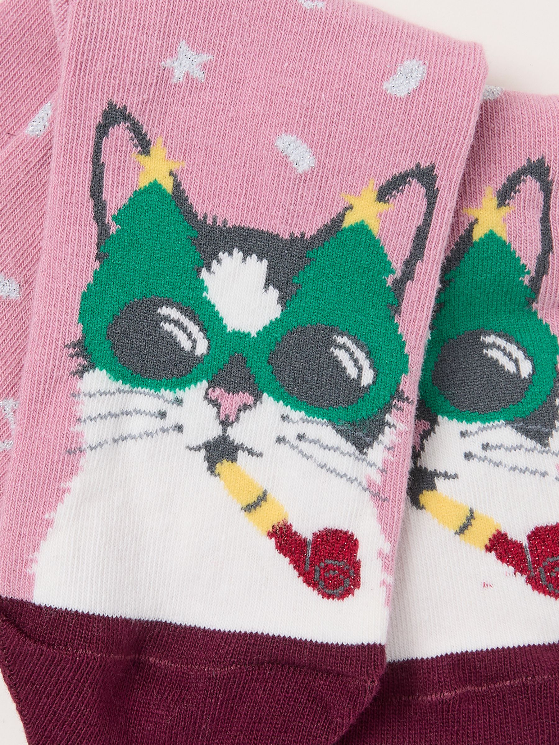 Pink Cat Toe Socks - Image 2 of 2
