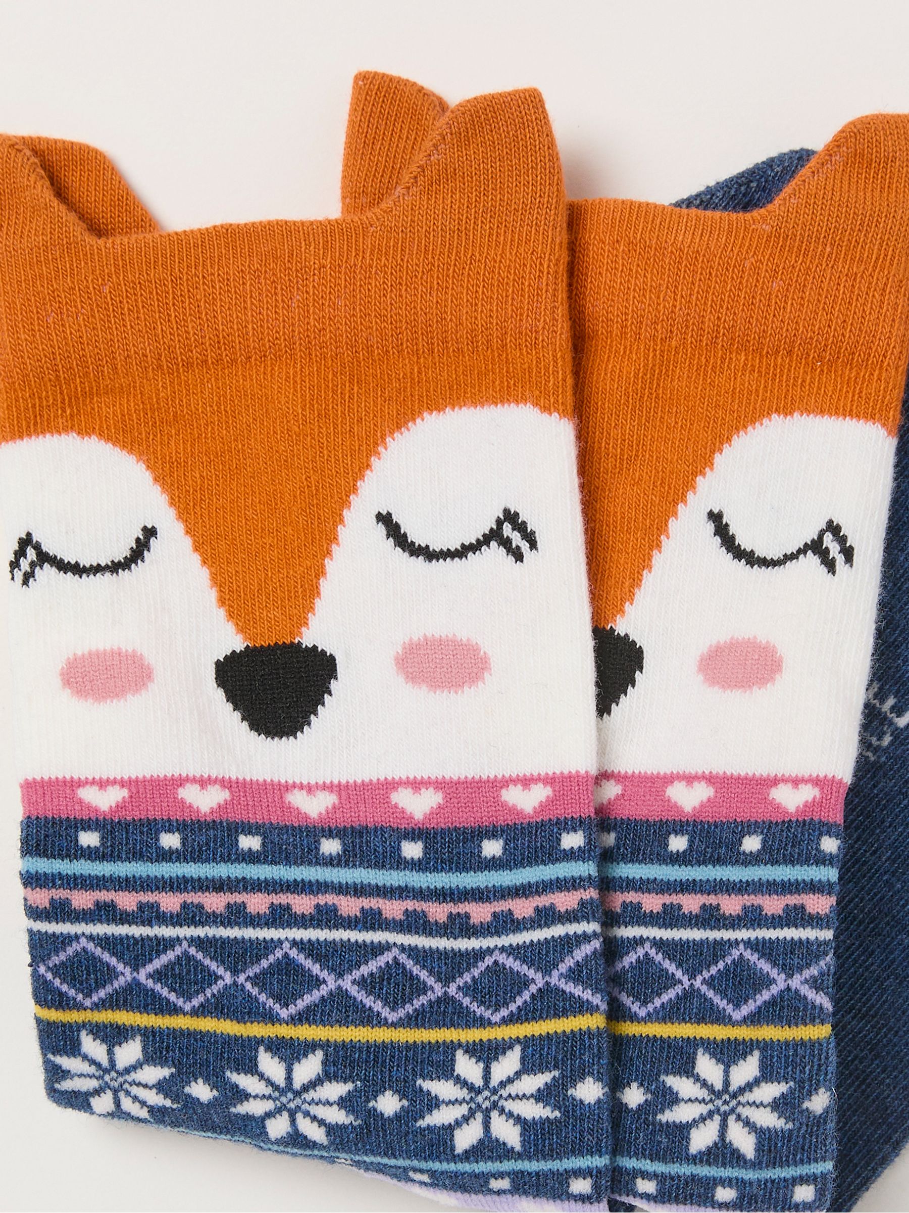 Navy Fox Socks - Image 2 of 2