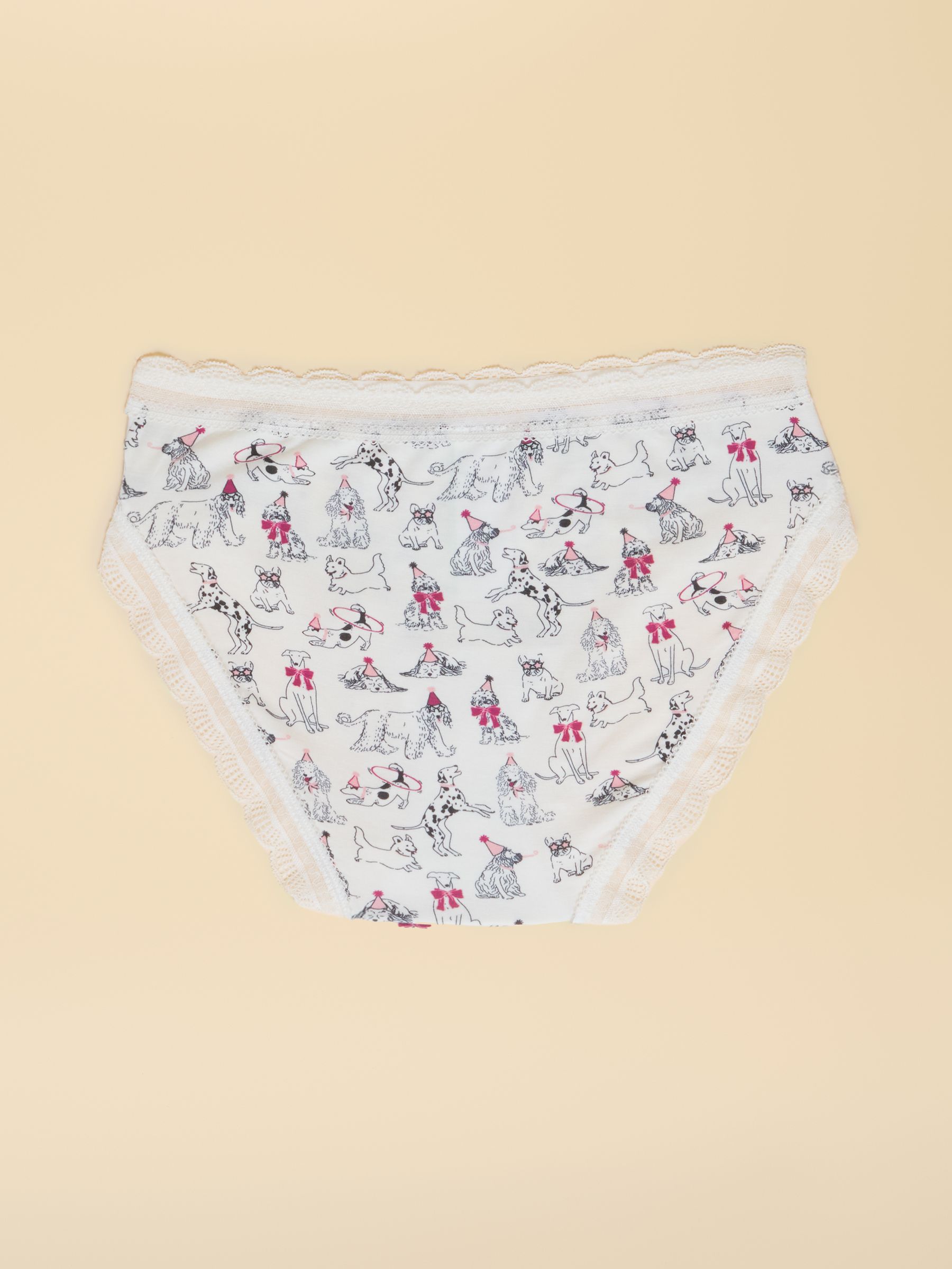 Cream Party Dogs Knickers - Image 2 of 3