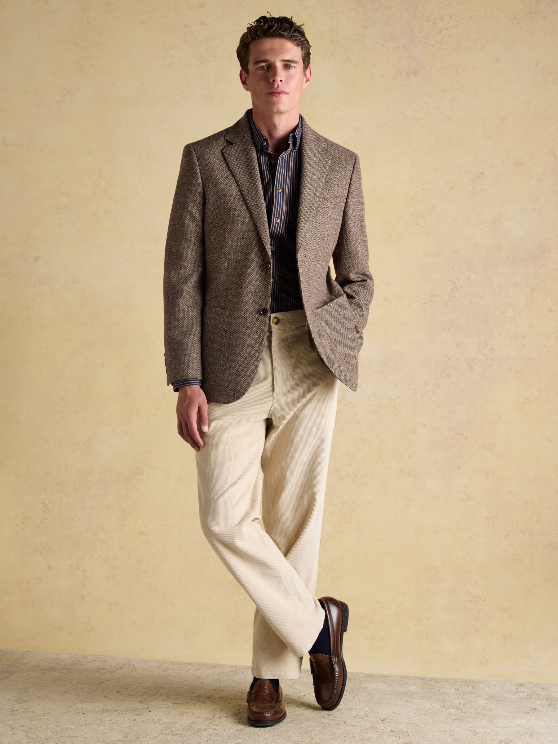 Stone Wool Blend Donegal Blazer - Image 11 of 13