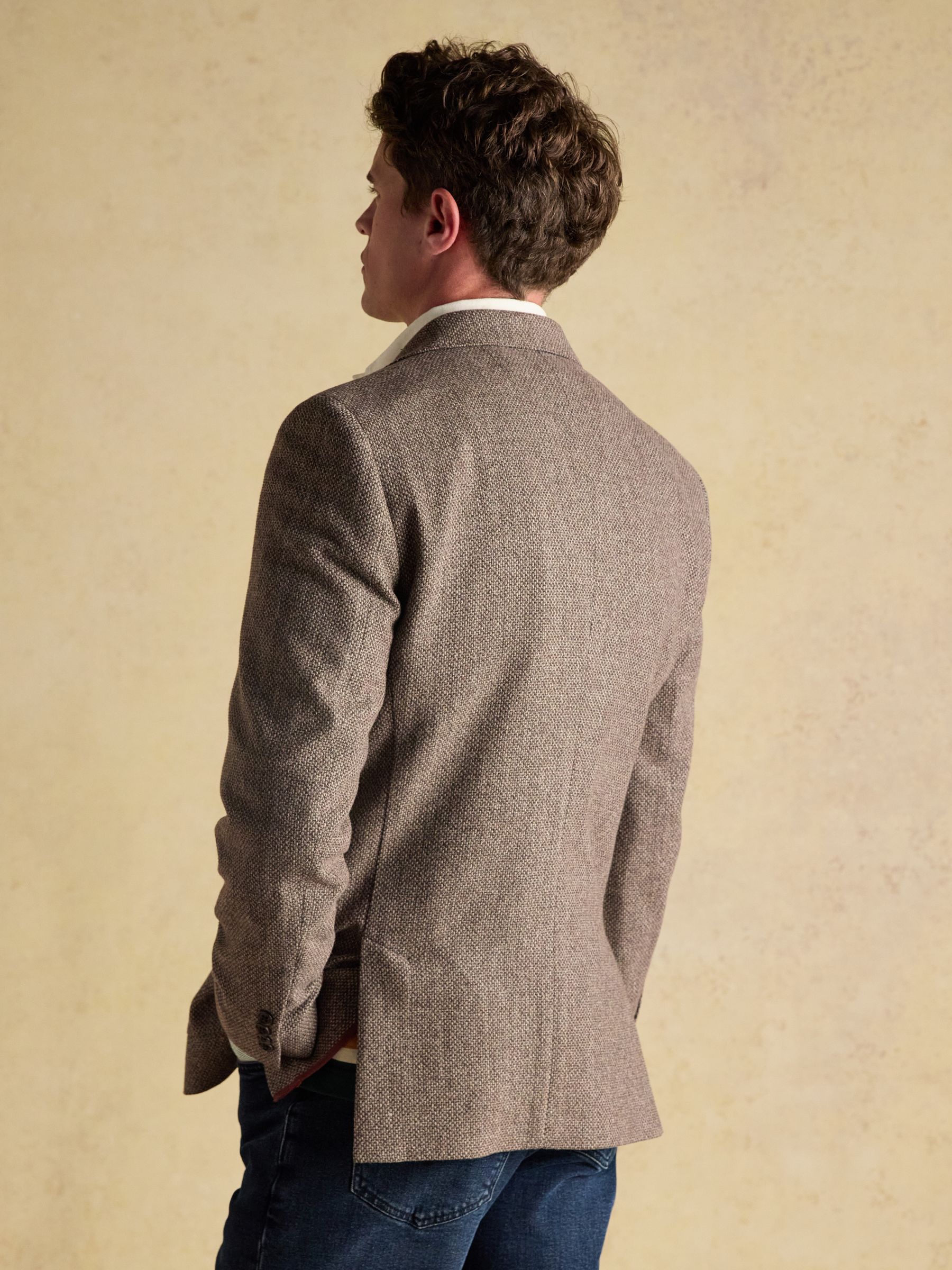 Stone Wool Blend Donegal Blazer - Image 2 of 13