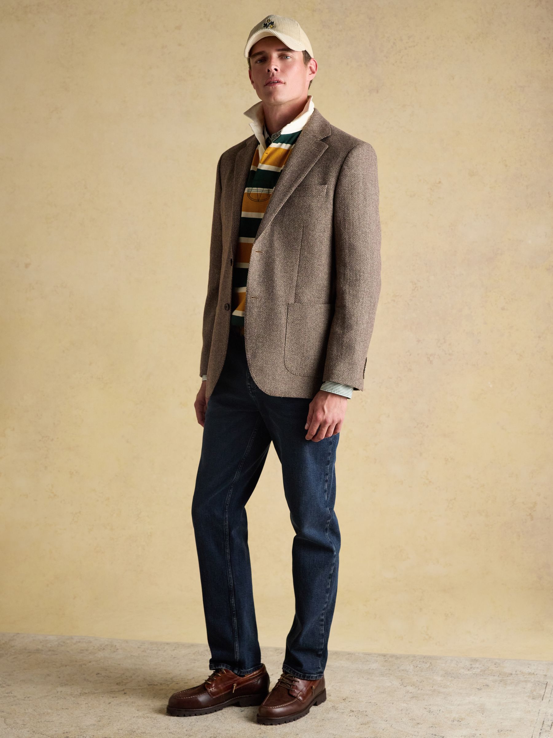 Stone Wool Blend Donegal Blazer - Image 3 of 13