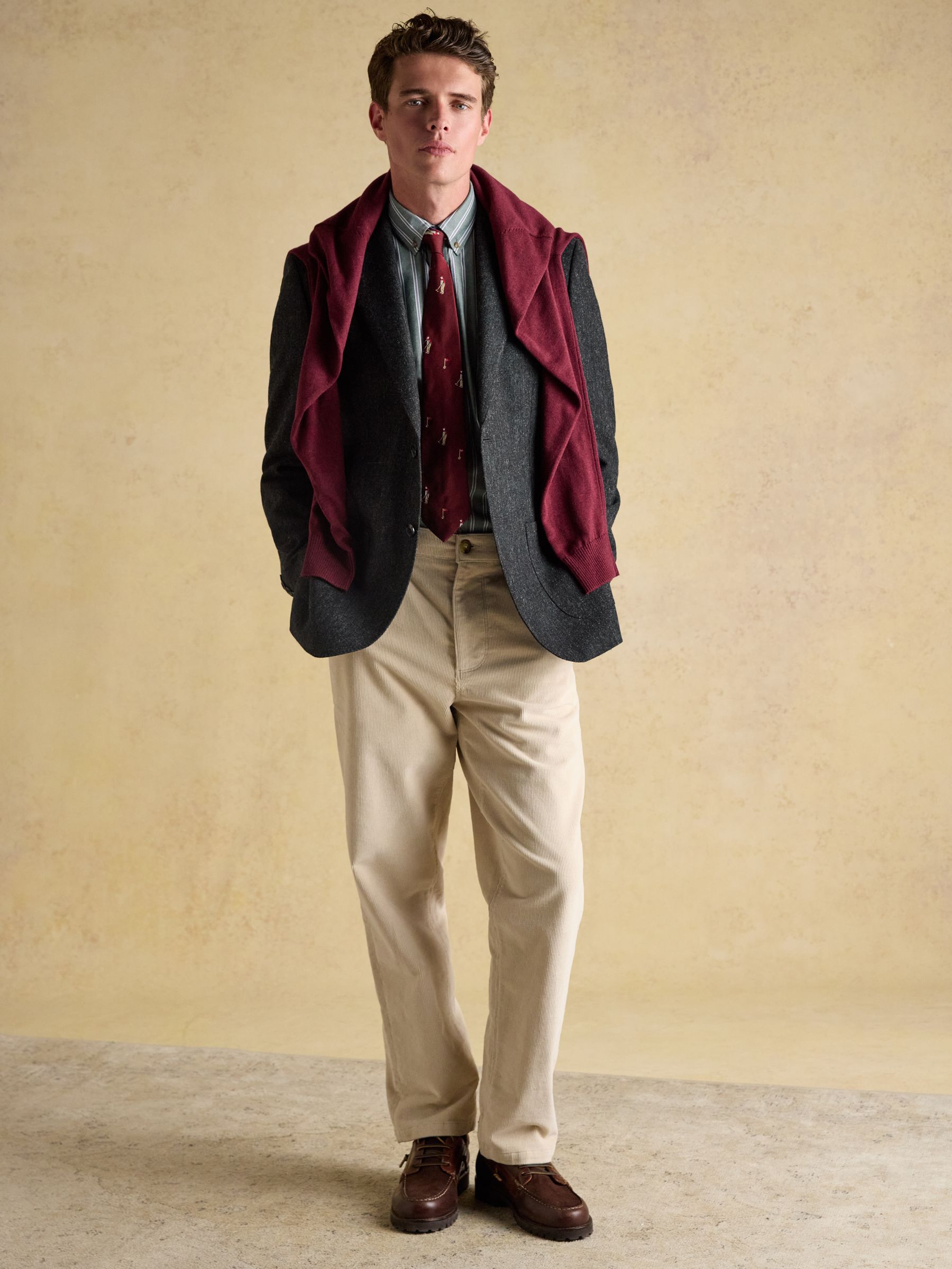 Grey Wool Blend Donegal Blazer - Image 10 of 13