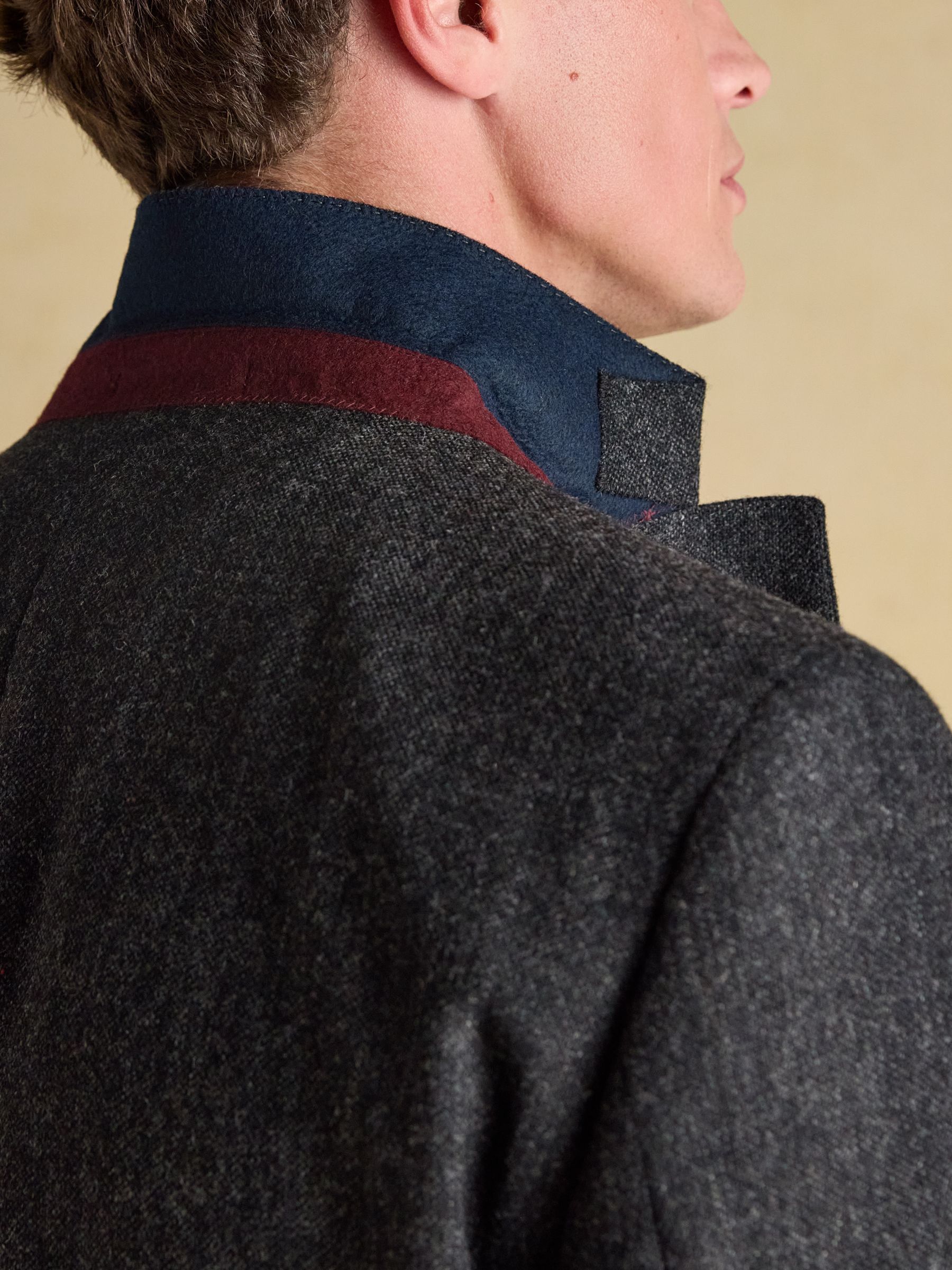 Grey Wool Blend Donegal Blazer - Image 8 of 13