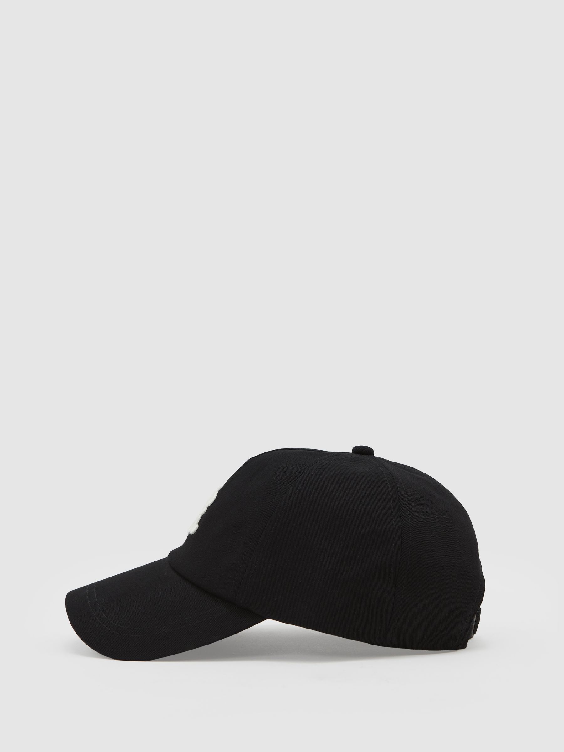 Embroidered Logo Cap in Black - Image 3 of 5