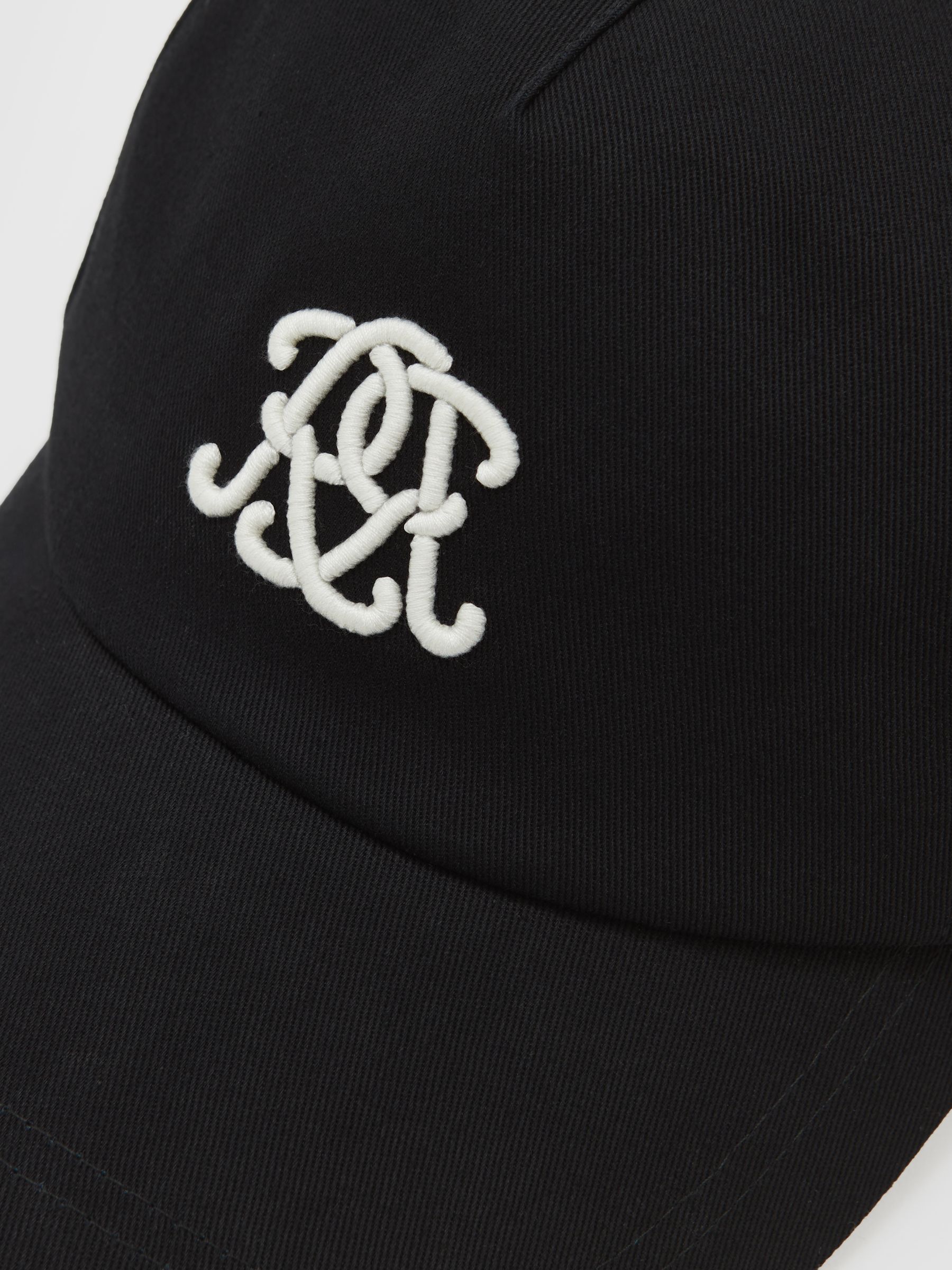 Embroidered Logo Cap in Black - Image 5 of 5