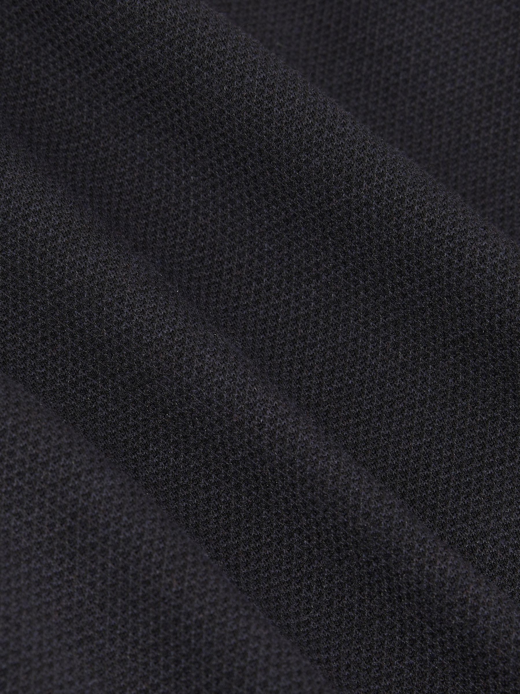Tailored Fit Textured Jersey Single-Breasted Suit Blazer in Navy - image 4