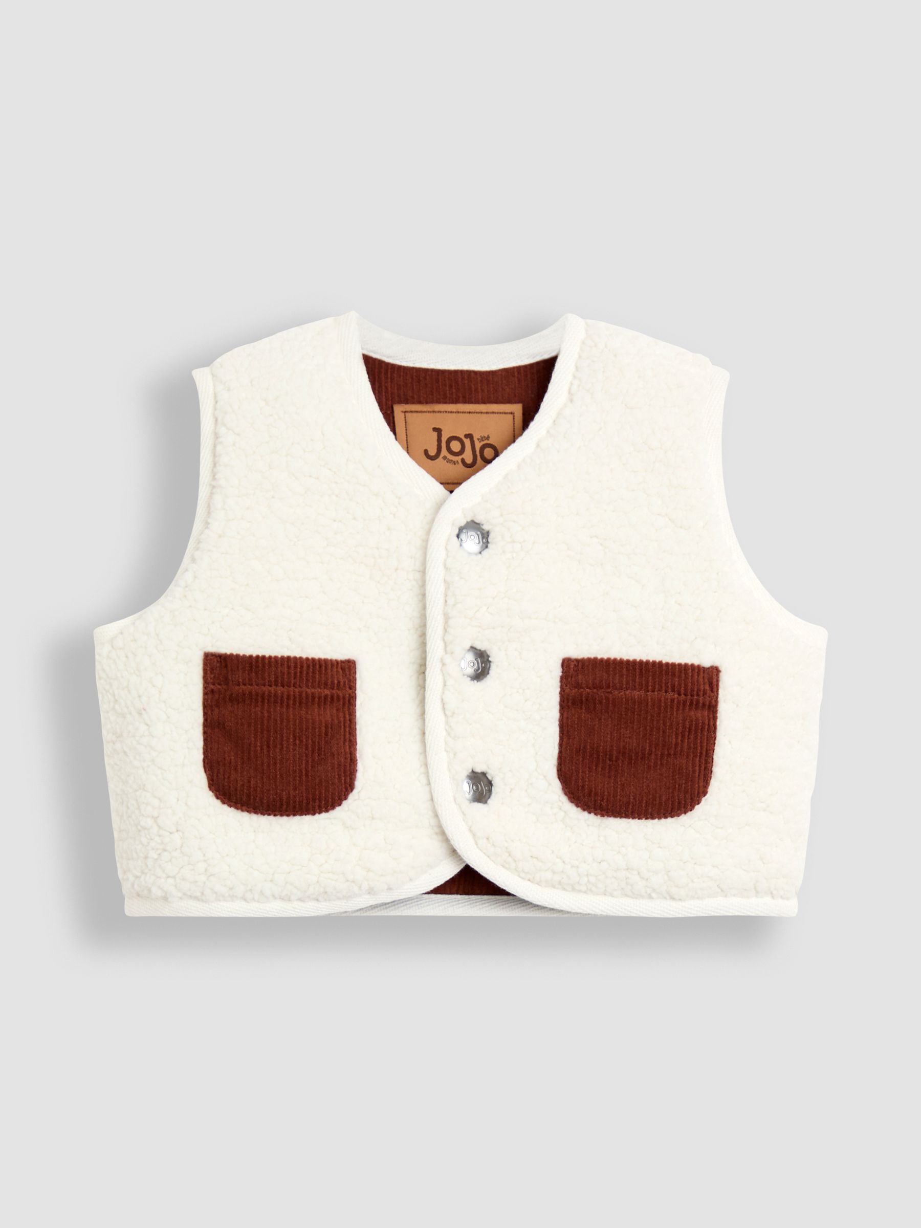 Brown 3-Piece Reversible Gilet Set - Image 7 of 13