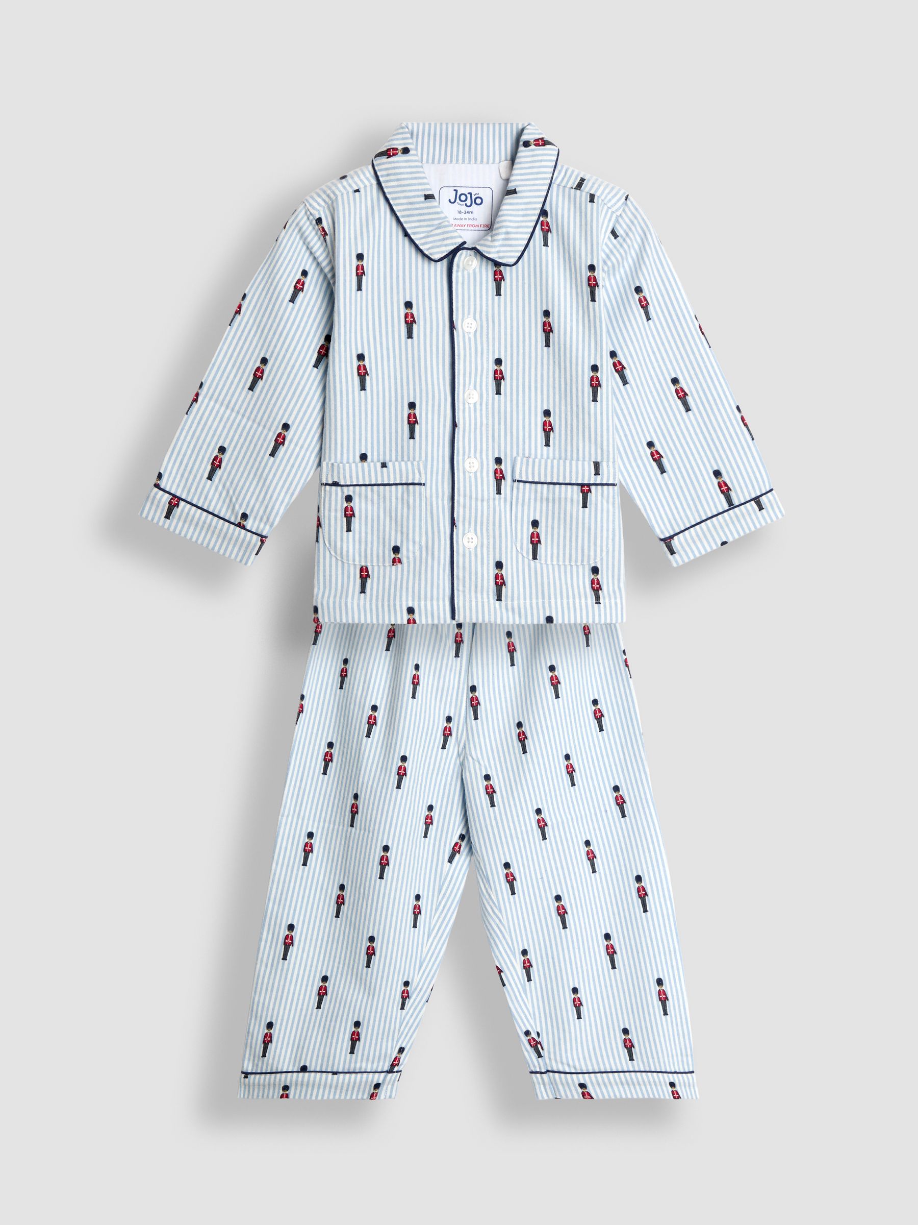 Blue Soldier Woven Check Character Pyjamas - Image 1 of 6