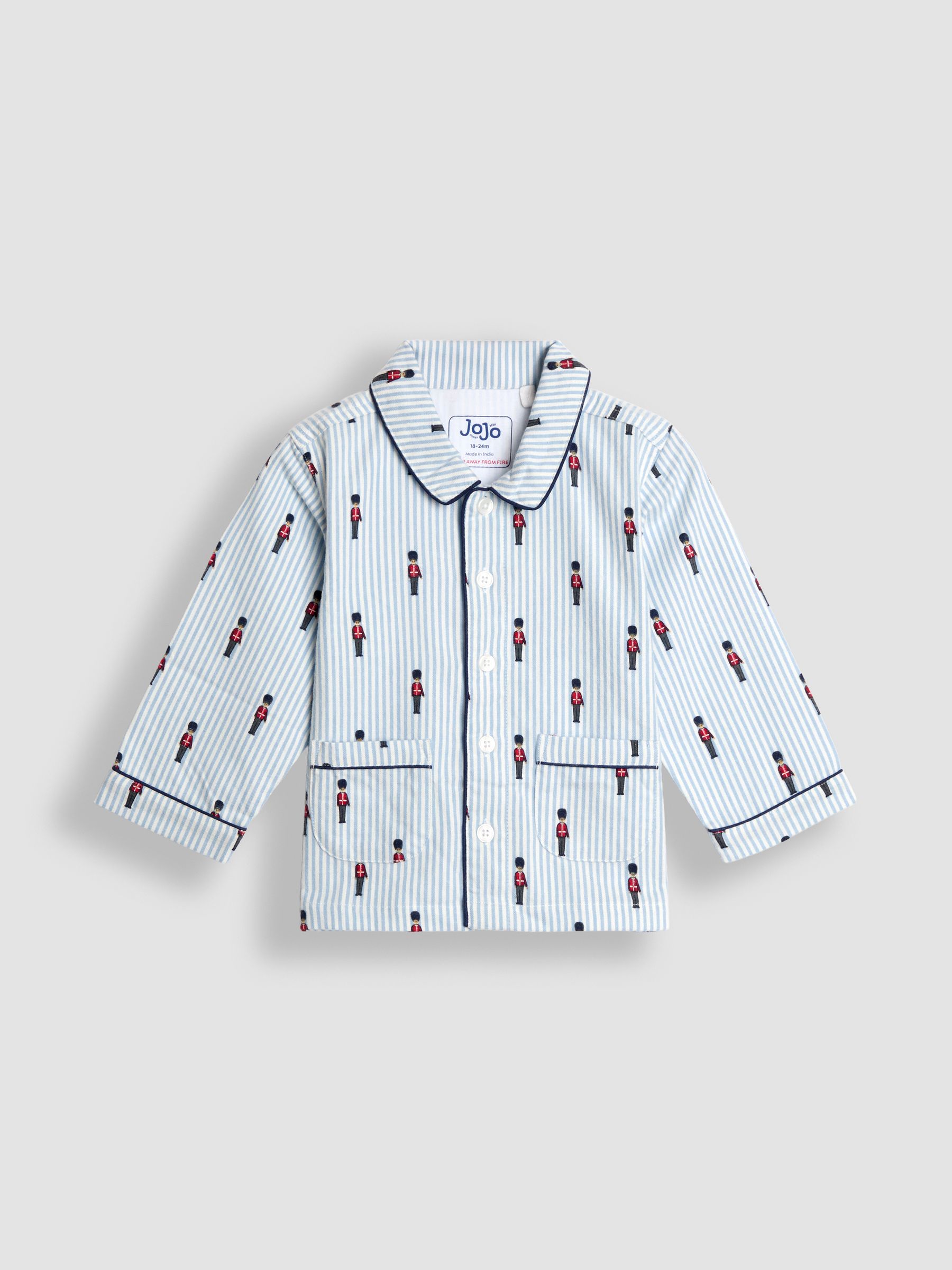 Blue Soldier Woven Check Character Pyjamas - Image 2 of 6
