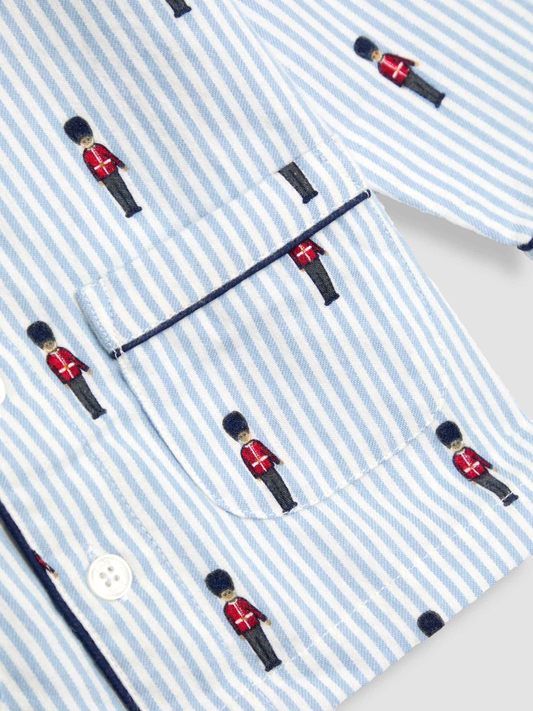 Blue Soldier Woven Check Character Pyjamas - Image 6 of 6