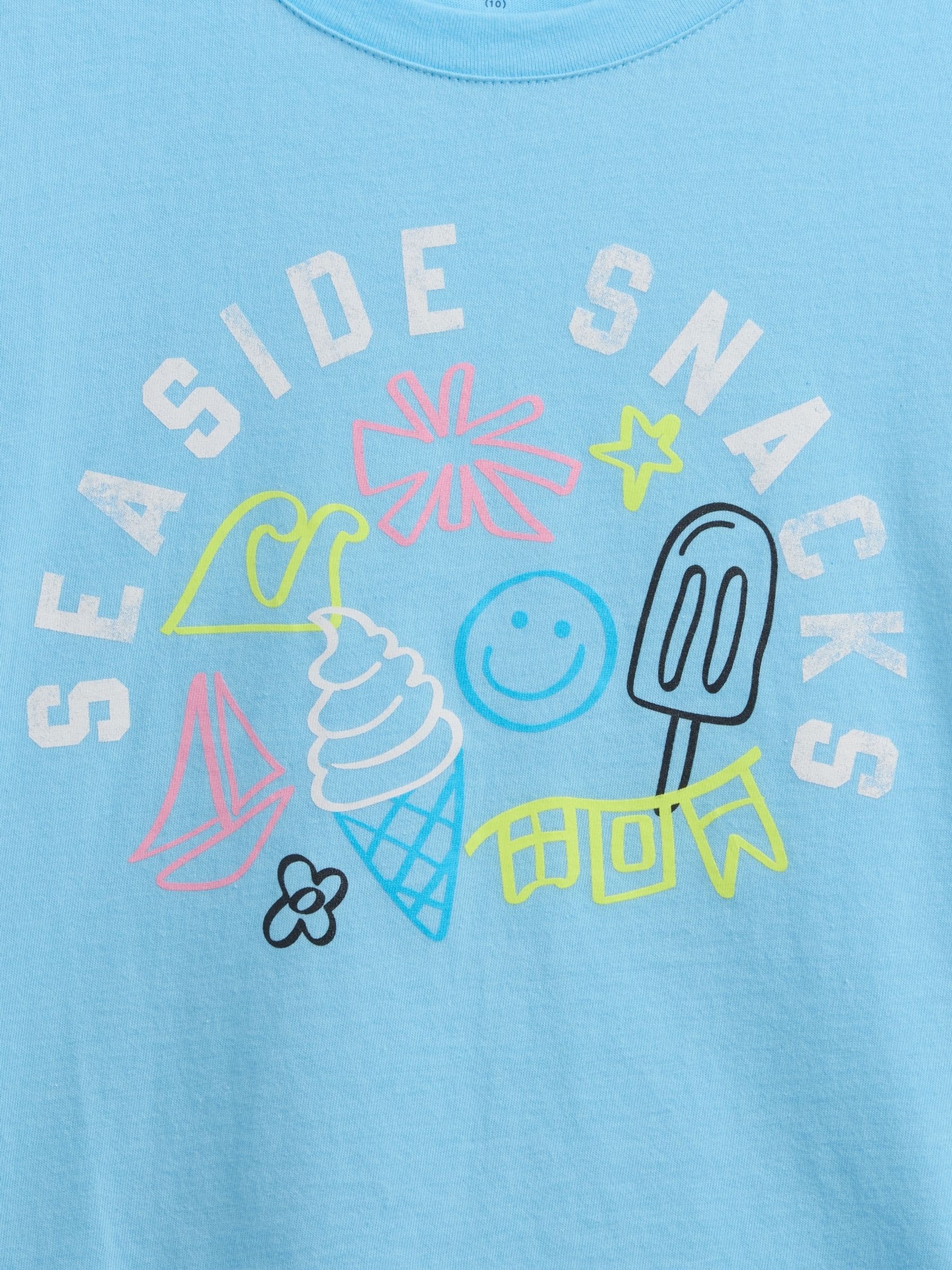 Blue Graphic T-Shirt (4-13yrs) - Image 3 of 3