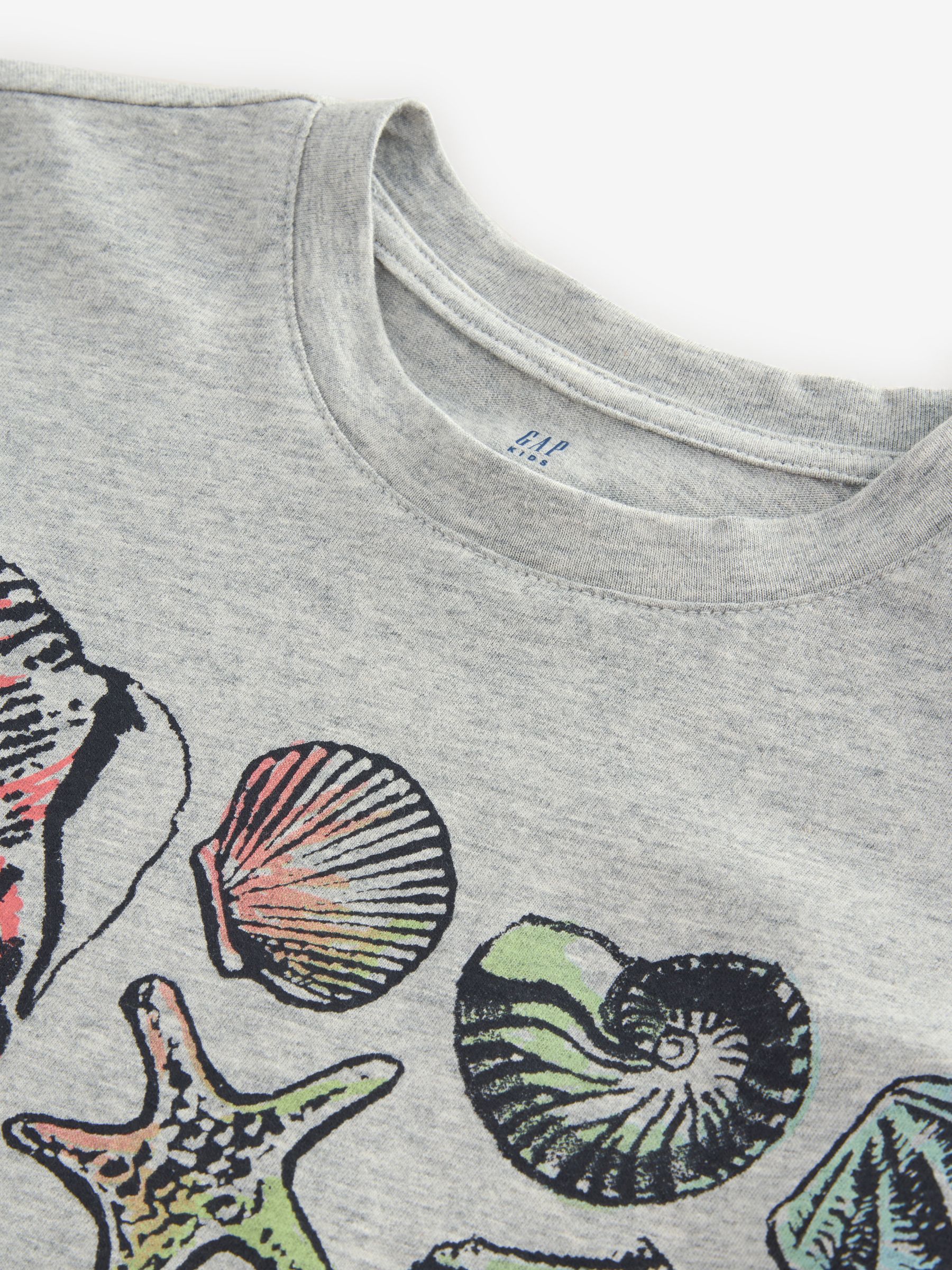 Grey Graphic Short Sleeve T-Shirt (4-13yrs) - Image 3 of 5