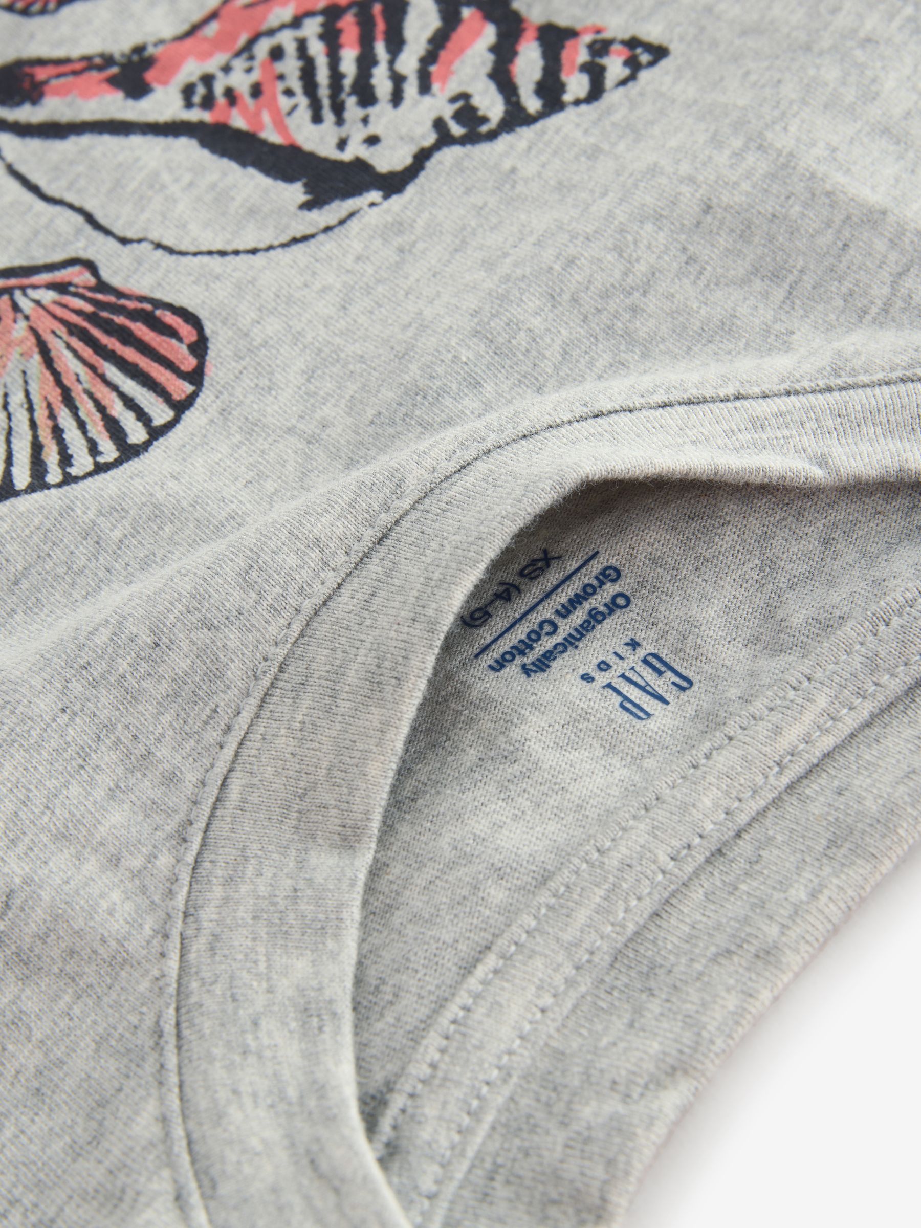 Grey Graphic Short Sleeve T-Shirt (4-13yrs) - Image 4 of 5