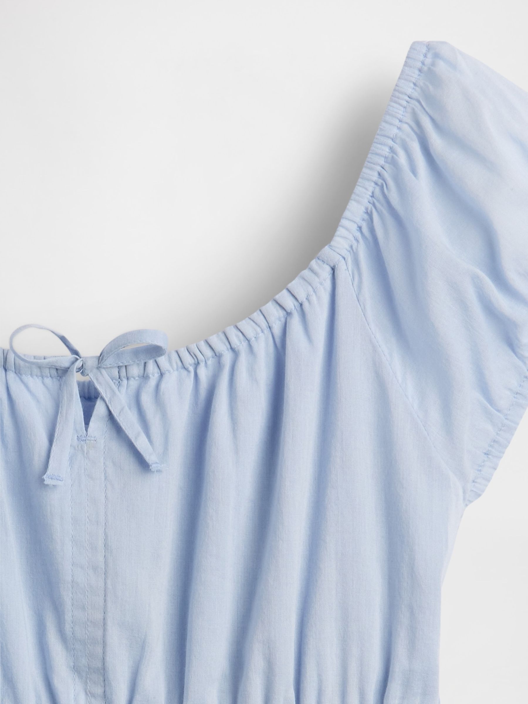 Blue Cotton Babydoll Dress (4-13yrs) - Image 2 of 2