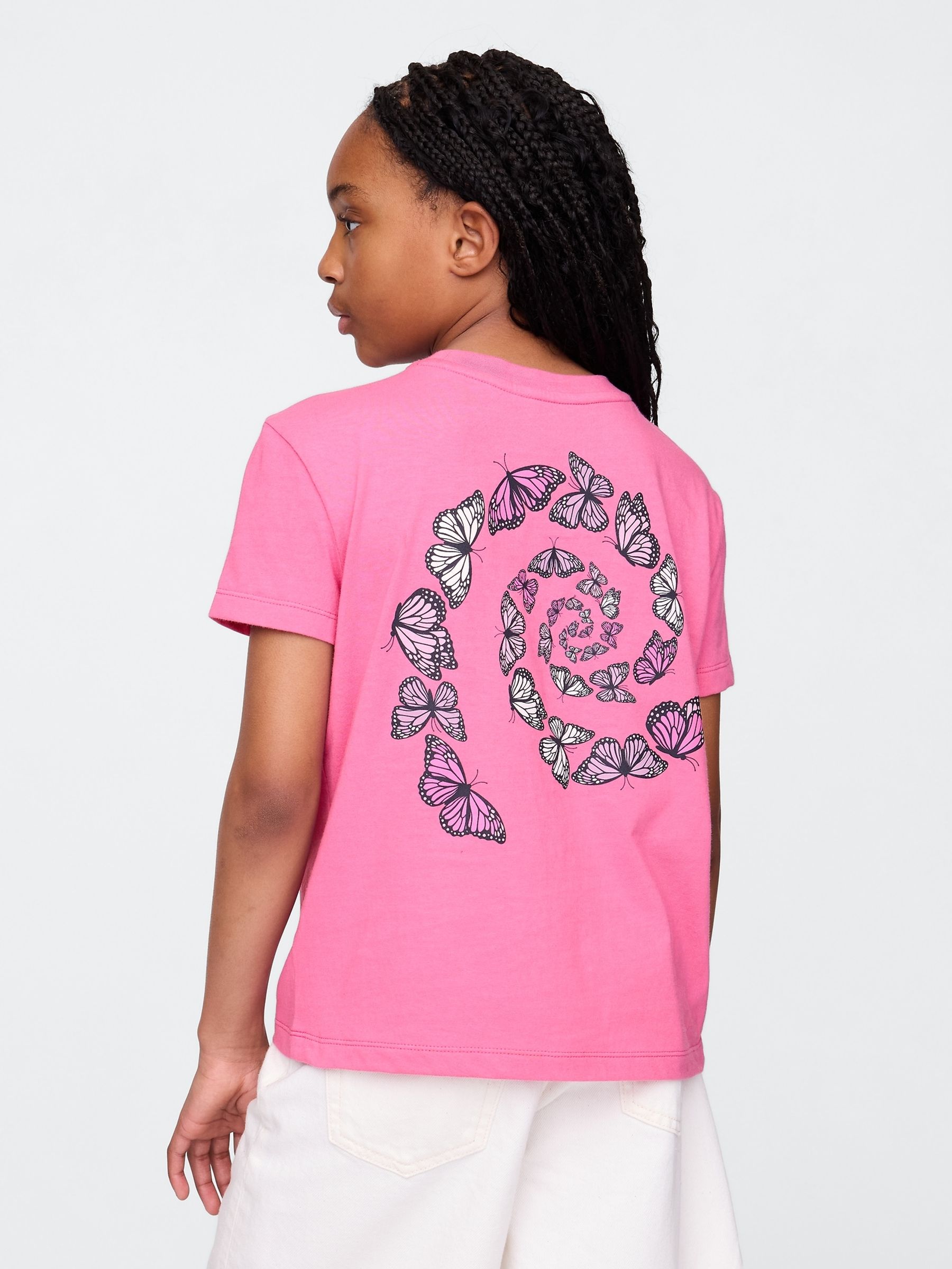Pink Relaxed Graphic Short Sleeve T-Shirt (4-13yrs) - Image 2 of 4