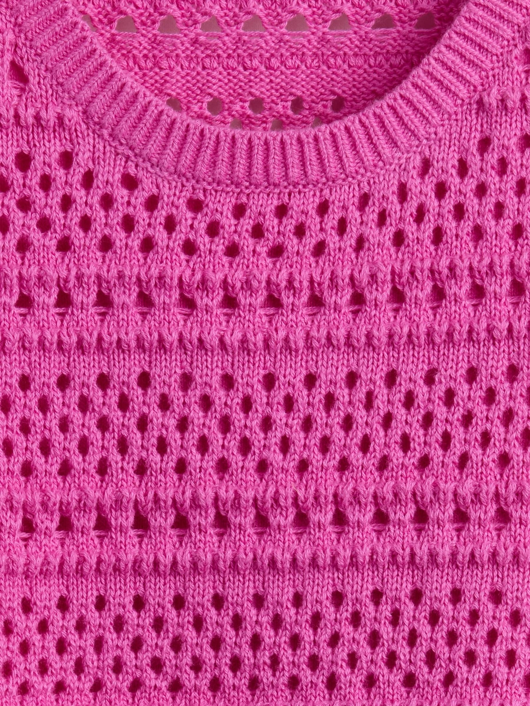 Purple Crochet Shell Vest - Image 5 of 5