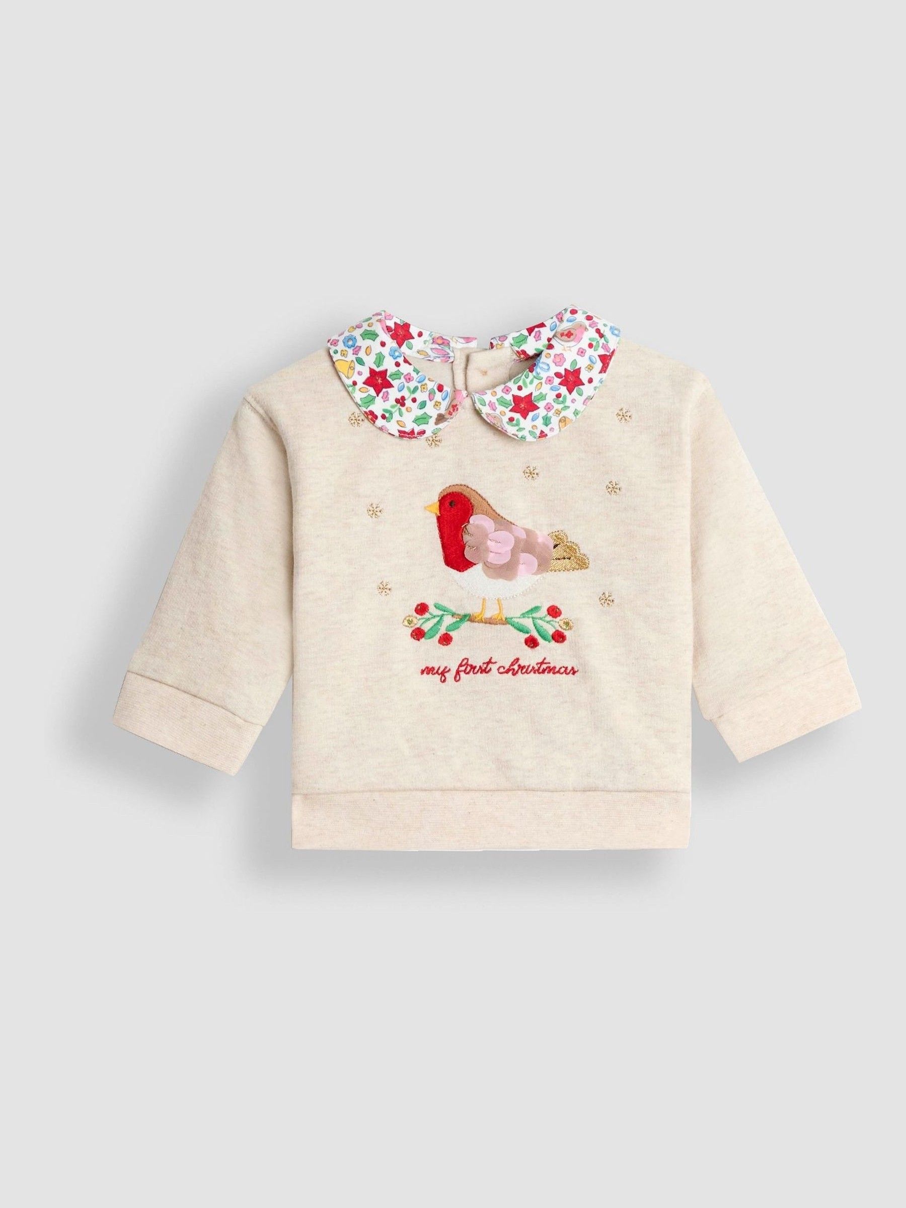 Cream My First Christmas Sweatshirt & Leggings Set - Image 2 of 6