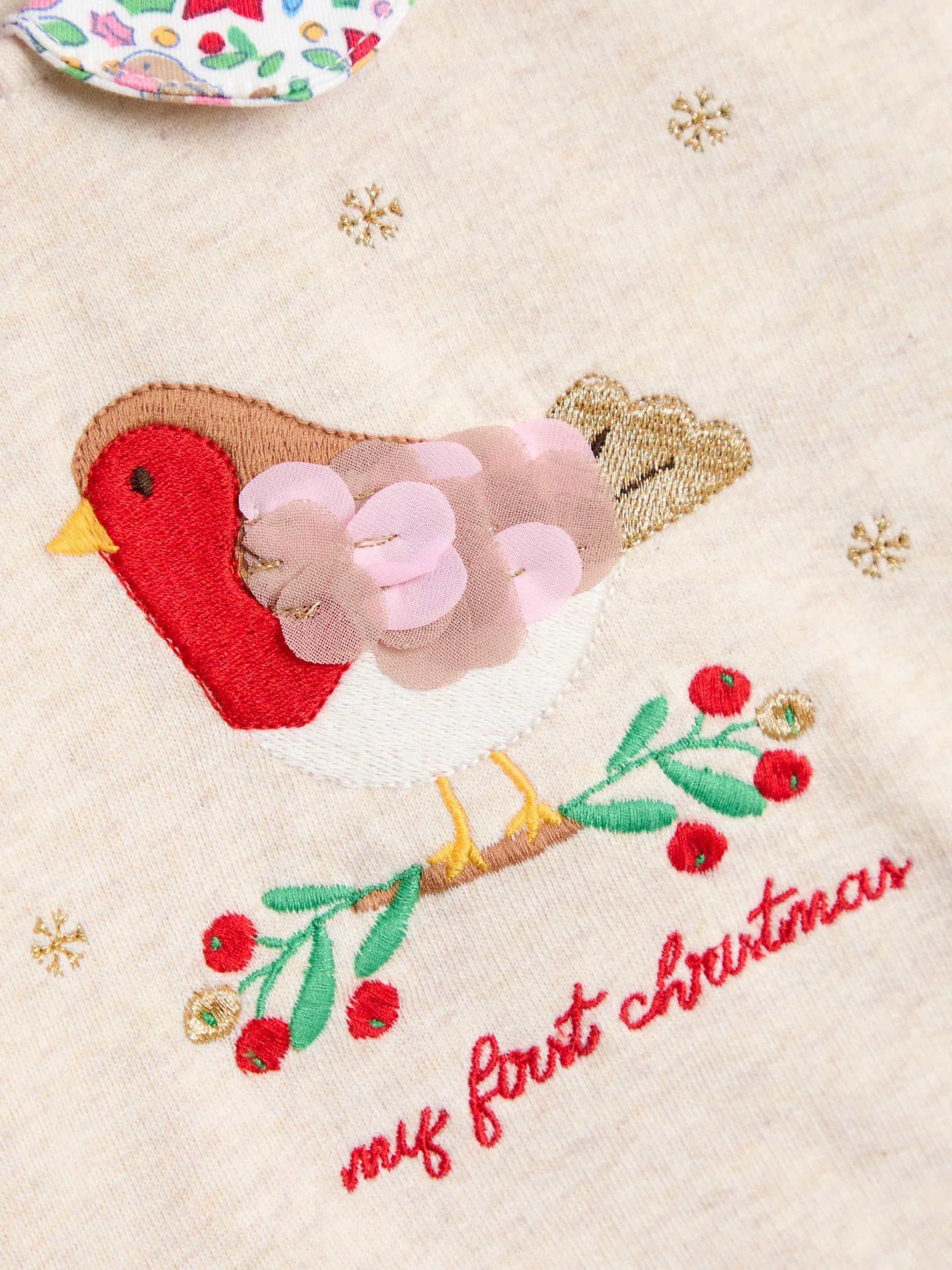 Cream My First Christmas Sweatshirt & Leggings Set - Image 6 of 6