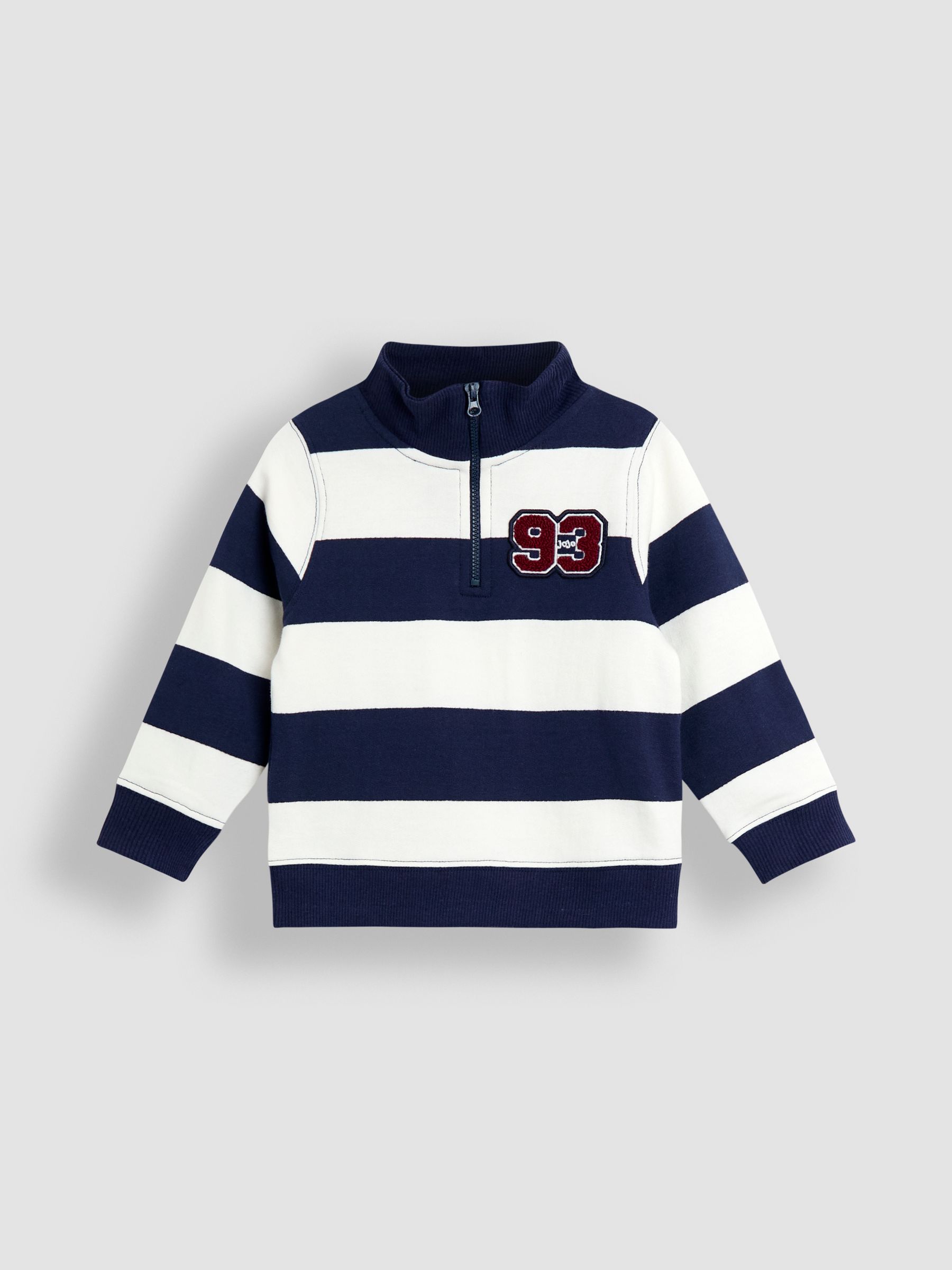 Red 2-Piece Stripe Half Zip & Joggers Set - Image 2 of 6