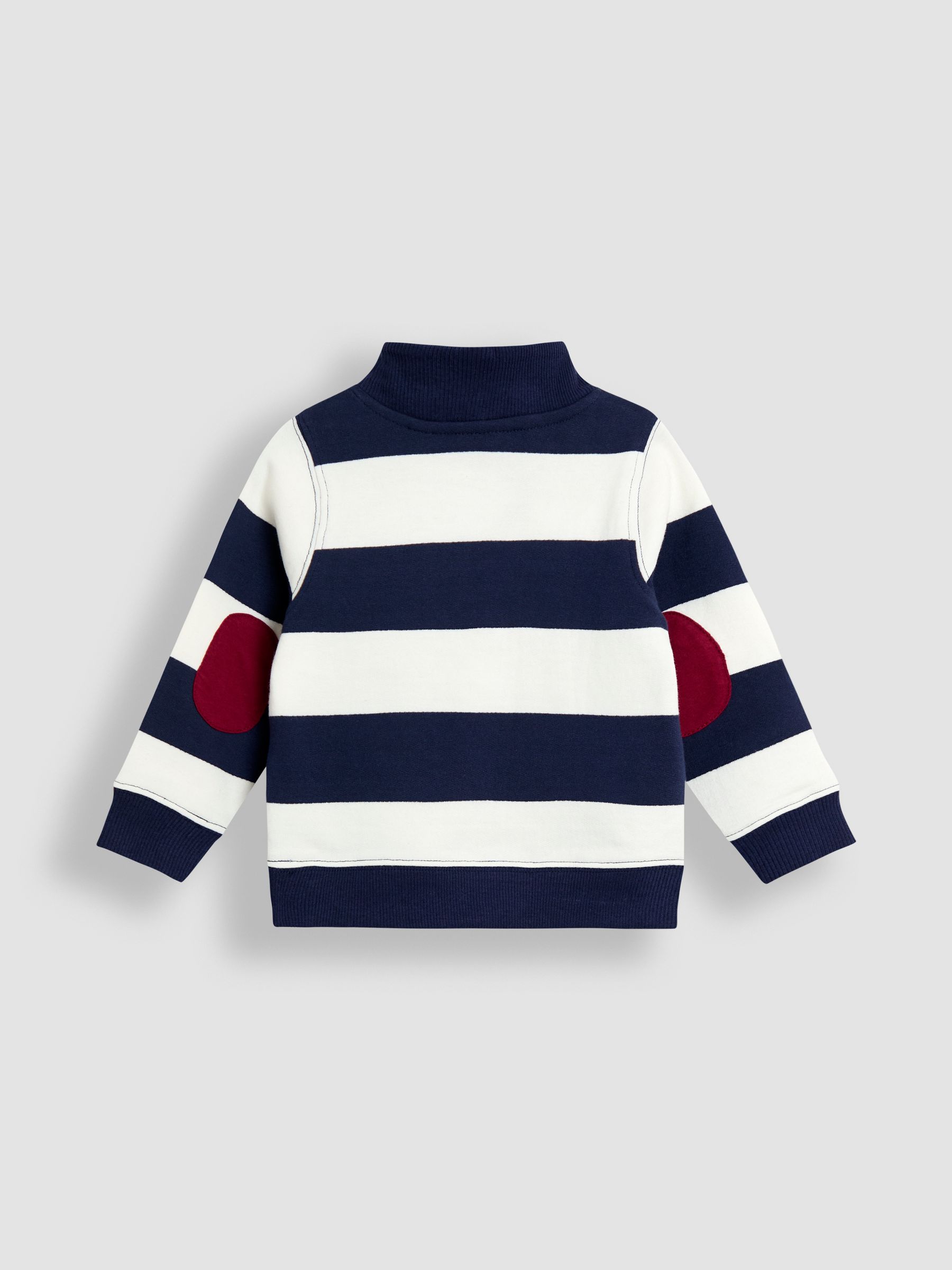 Red 2-Piece Stripe Half Zip & Joggers Set - Image 3 of 6