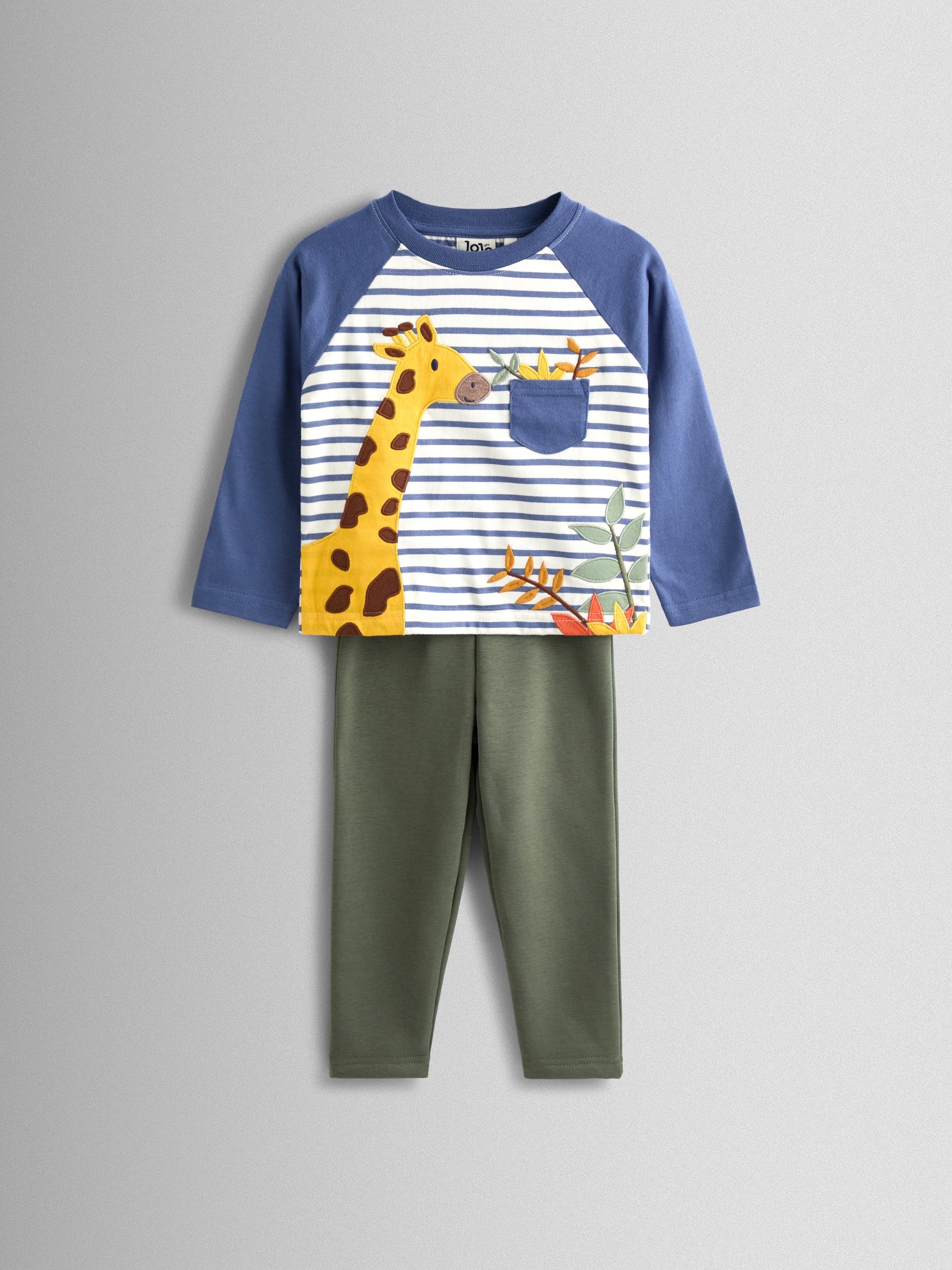 Light Blue 2-Piece Top & Leggings Set - Image 1 of 6