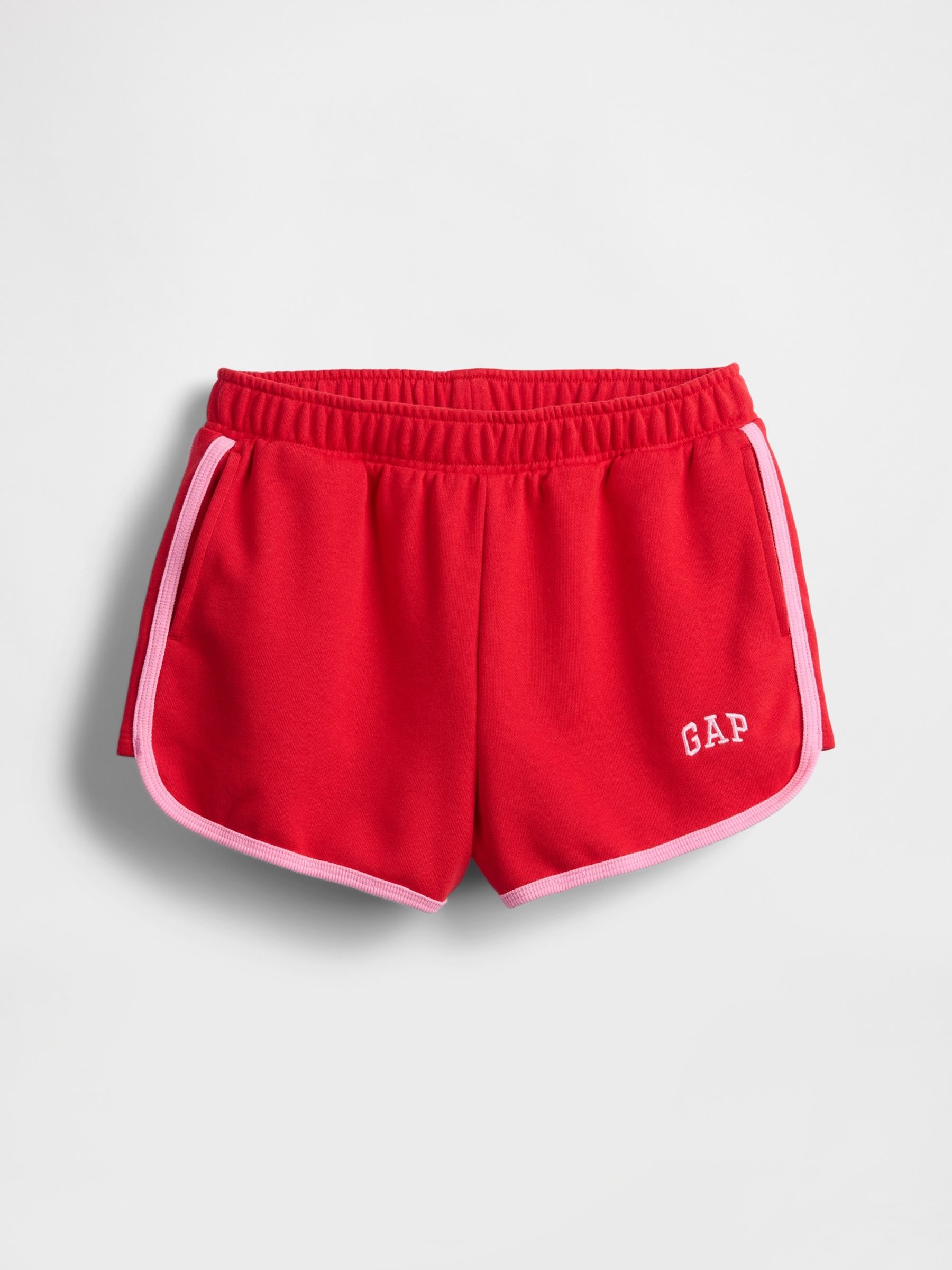 Red Logo Dolphin Sweat Shorts (4-13yrs) - Image 4 of 5