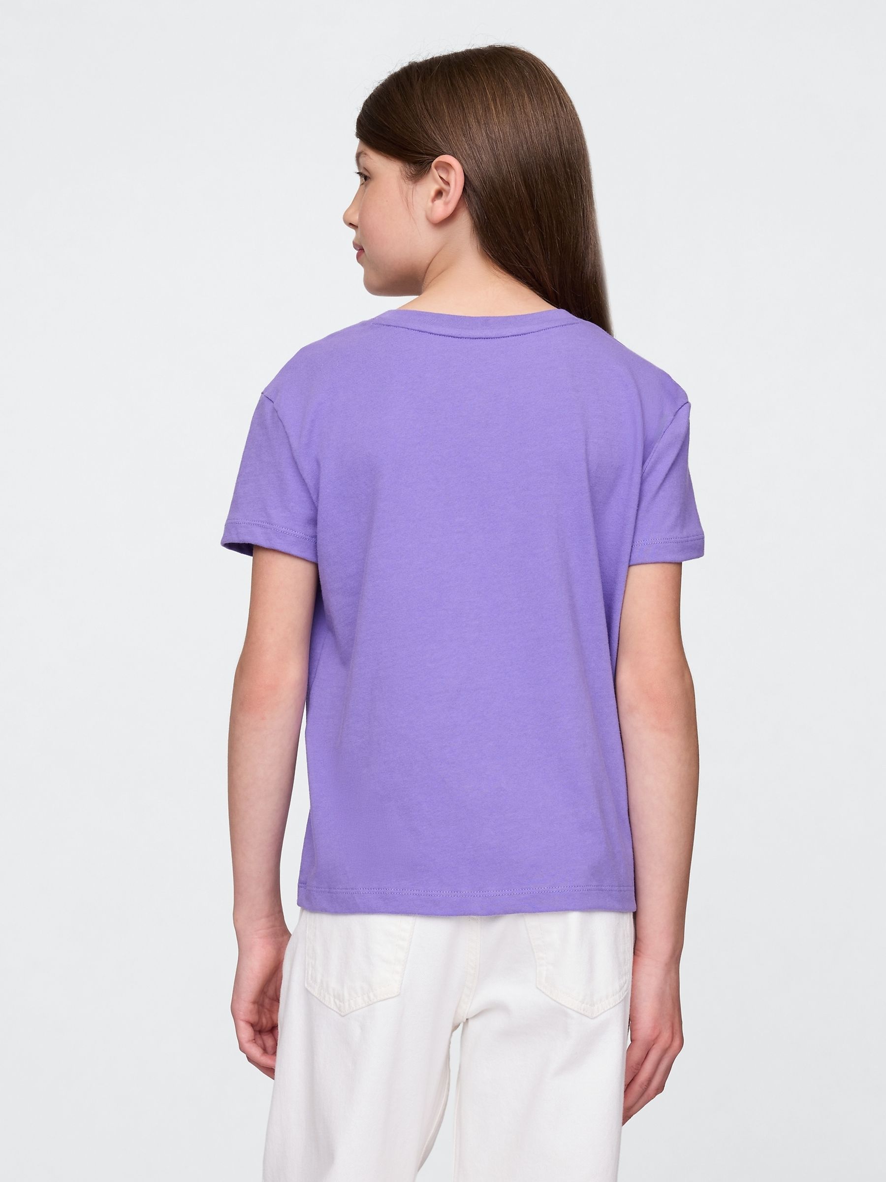 Purple Relaxed Graphic Short Sleeve T-Shirt (4-13yrs) - Image 2 of 4