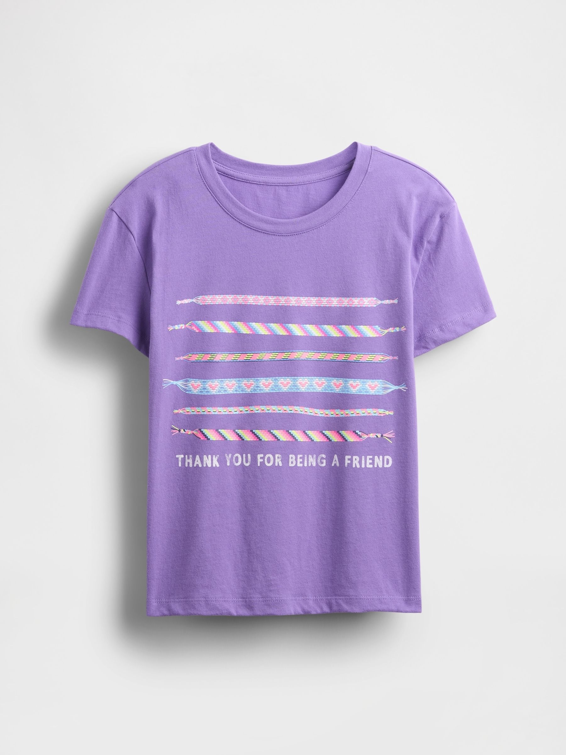 Purple Relaxed Graphic Short Sleeve T-Shirt (4-13yrs) - Image 3 of 4