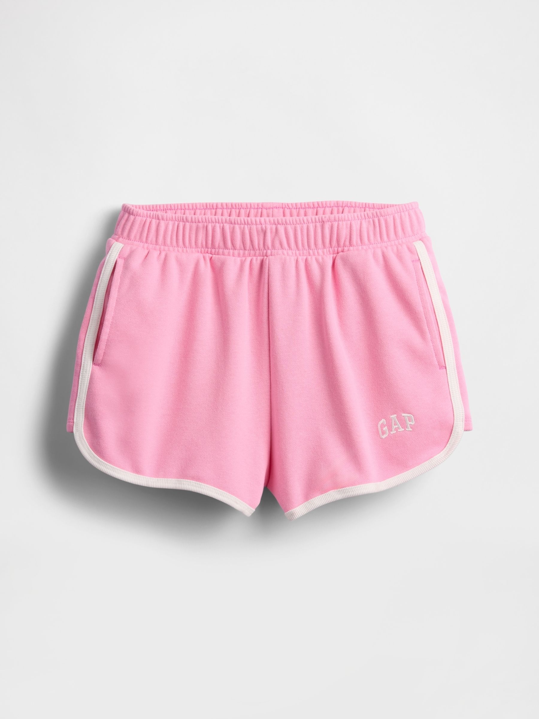Pink Logo Dolphin Sweat Shorts (4-13yrs) - Image 4 of 5