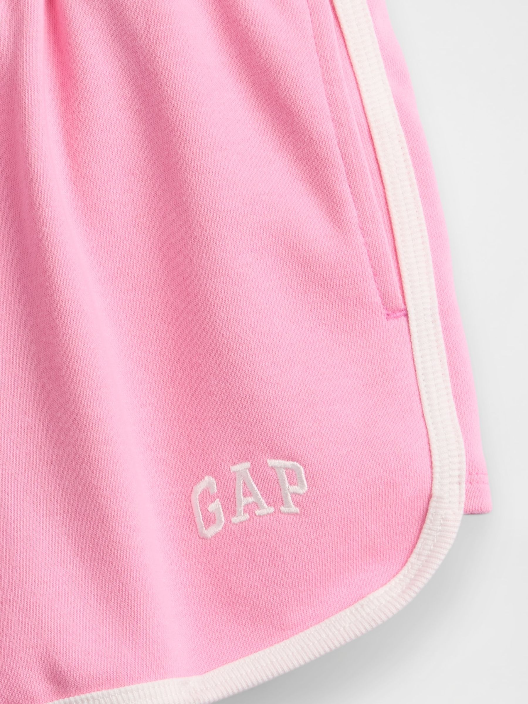 Pink Logo Dolphin Sweat Shorts (4-13yrs) - Image 5 of 5