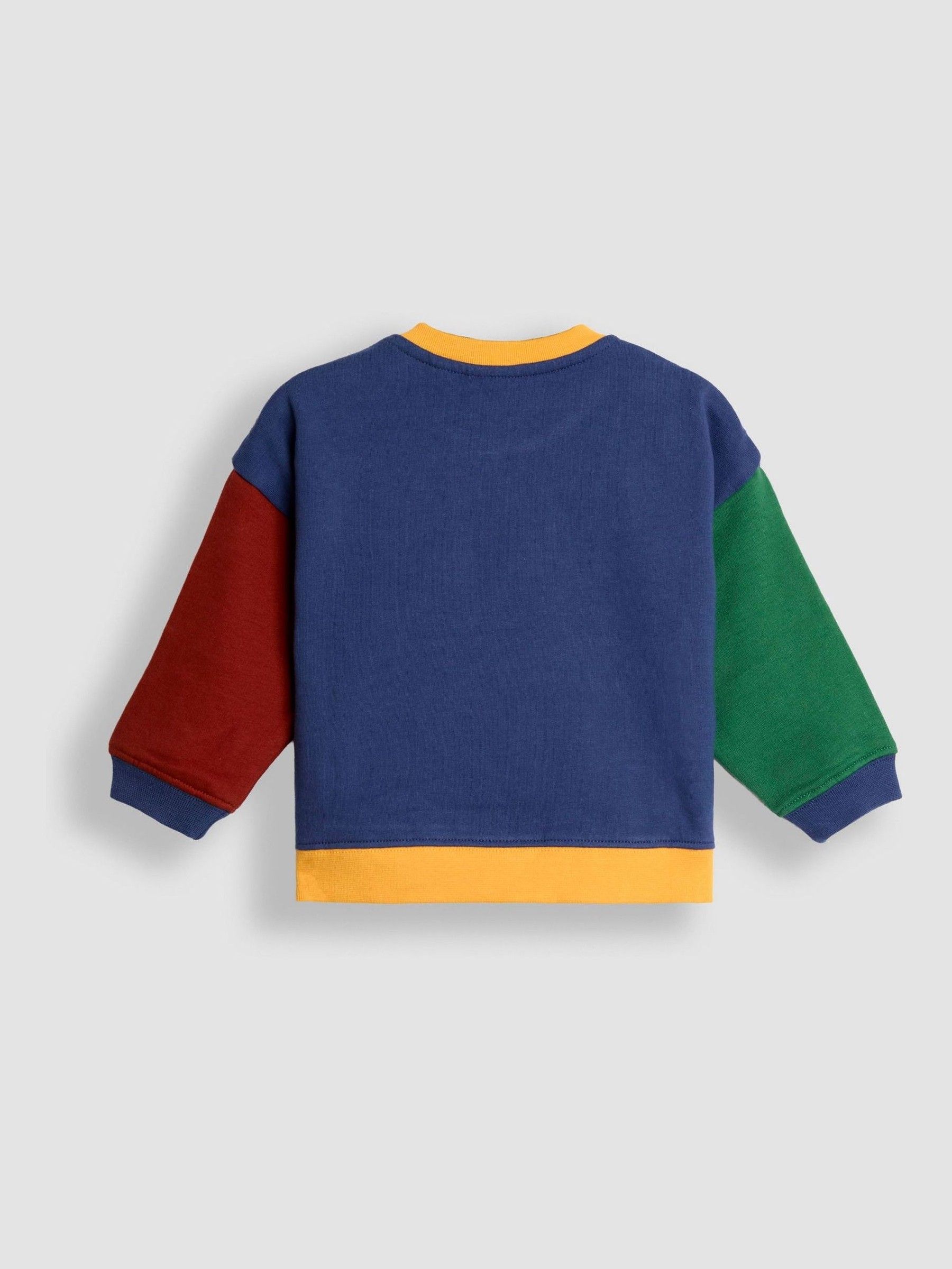 Indigo Blue Dinosaur 2-Piece Drop Shoulder Sweatshirt & Joggers Set - Image 4 of 7