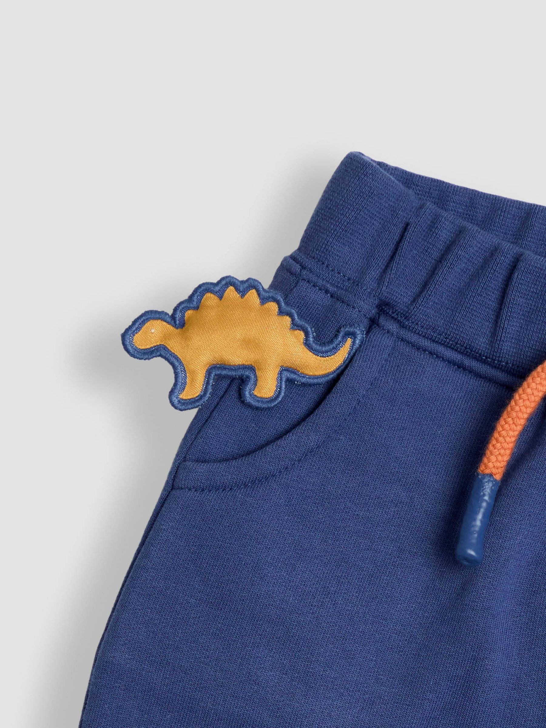 Indigo Blue Dinosaur 2-Piece Drop Shoulder Sweatshirt & Joggers Set - Image 6 of 7