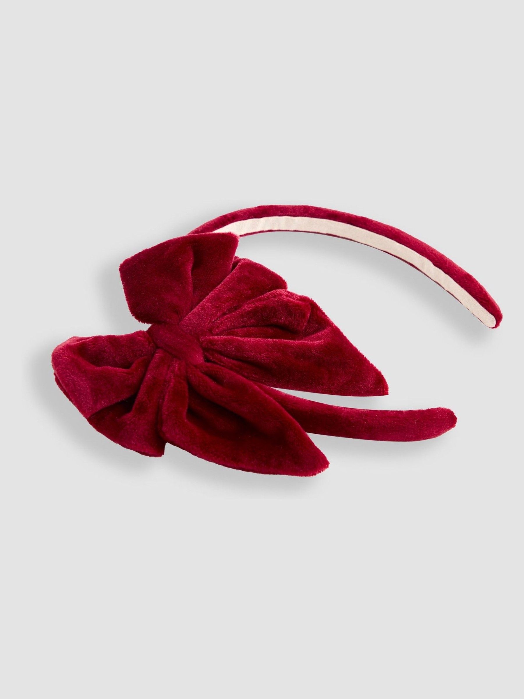 Red Tartan Ruffle Headband - Image 2 of 3