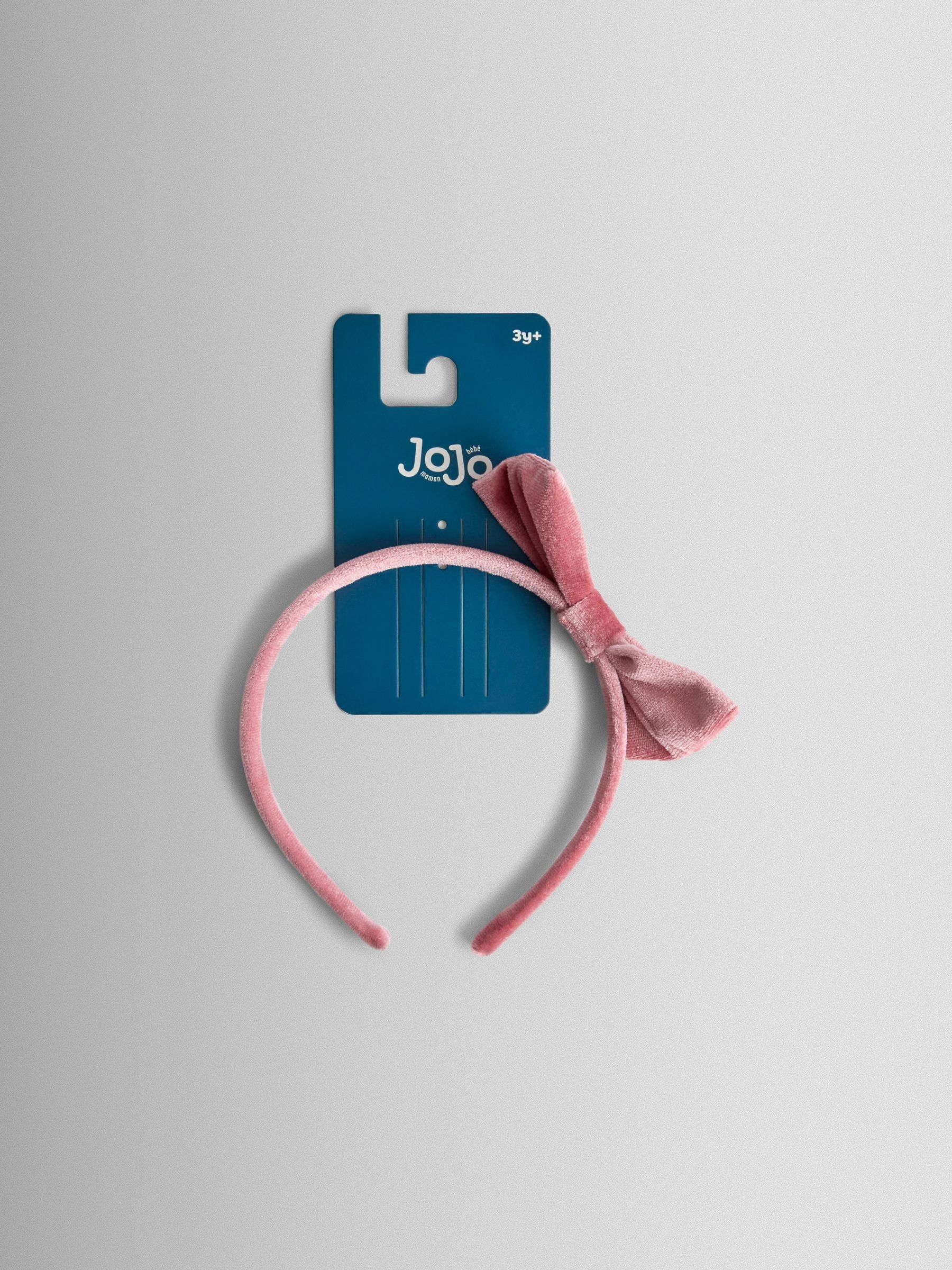 Pink Tartan Ruffle Headband - Image 1 of 4