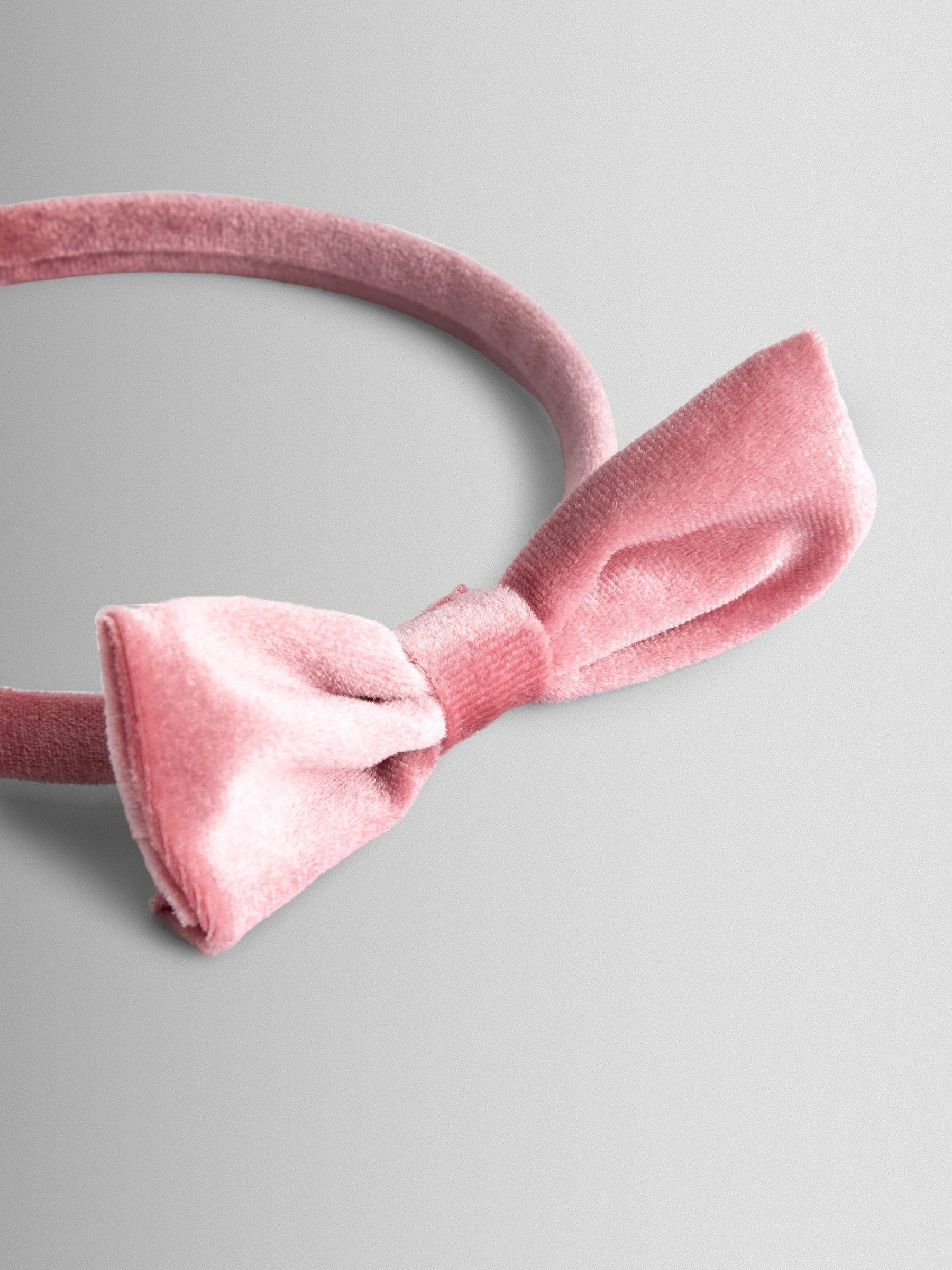 Pink Tartan Ruffle Headband - Image 3 of 4