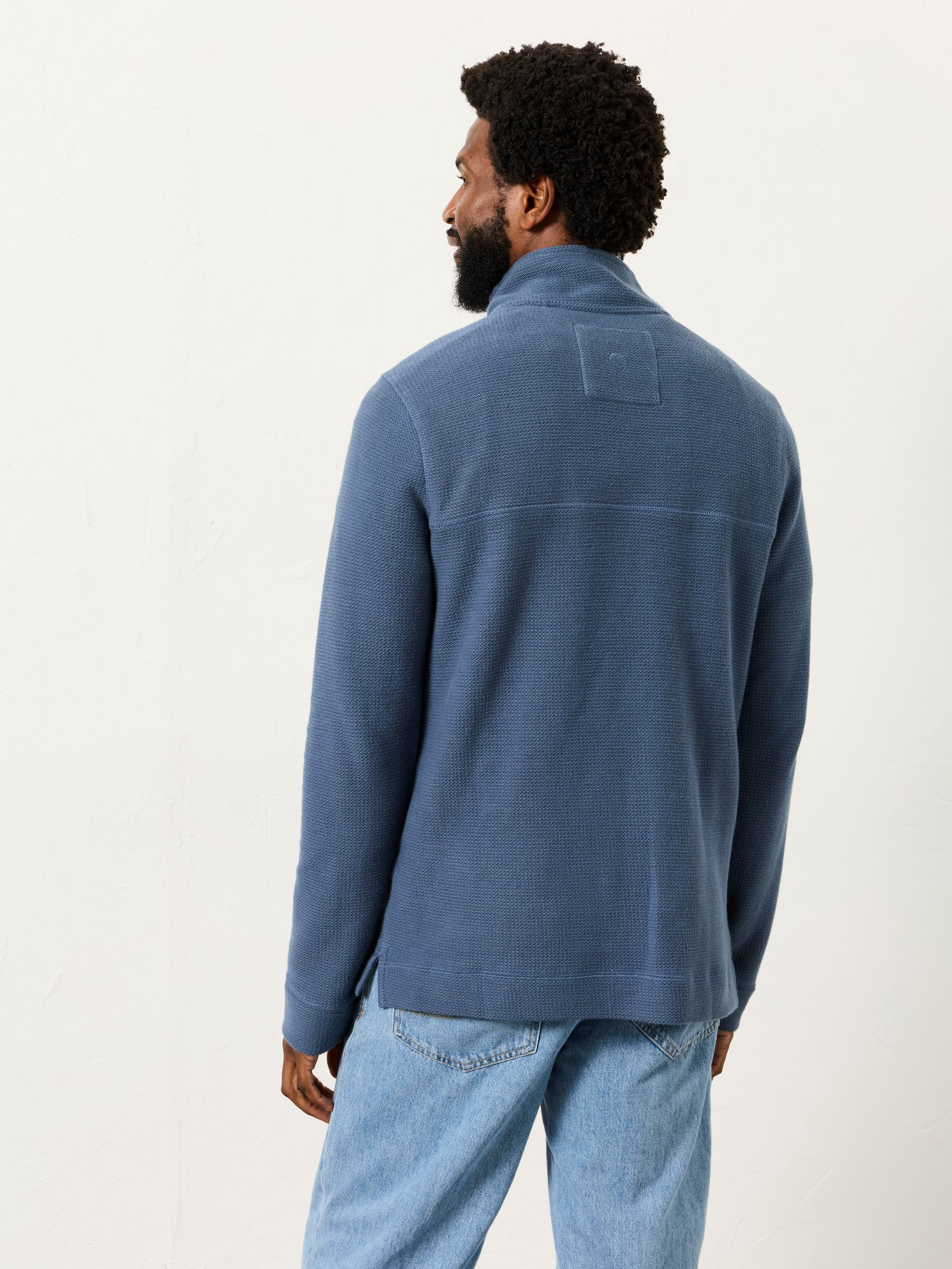 Trescowe Grey half zip sweat - Image 2 of 6