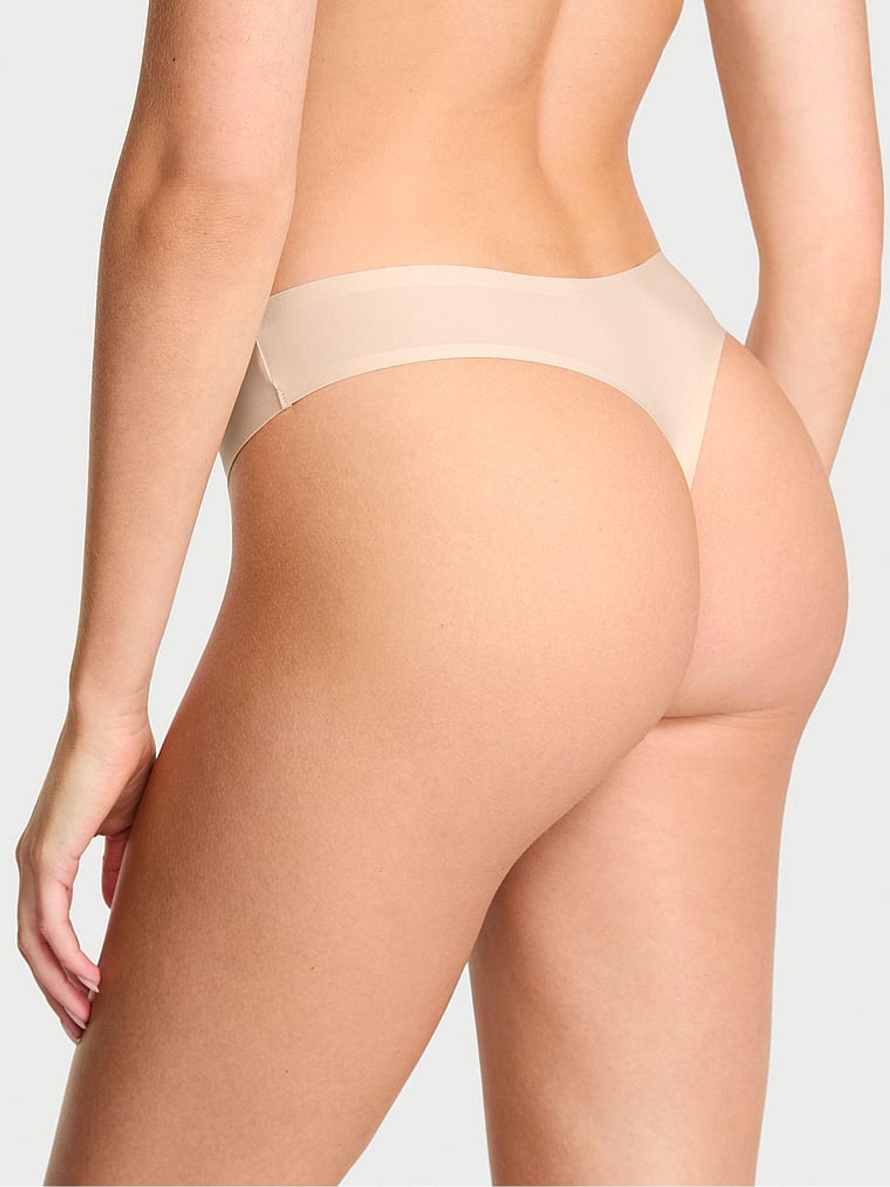 Marzipan Nude Thong Mid-Rise Knickers - Image 2 of 3