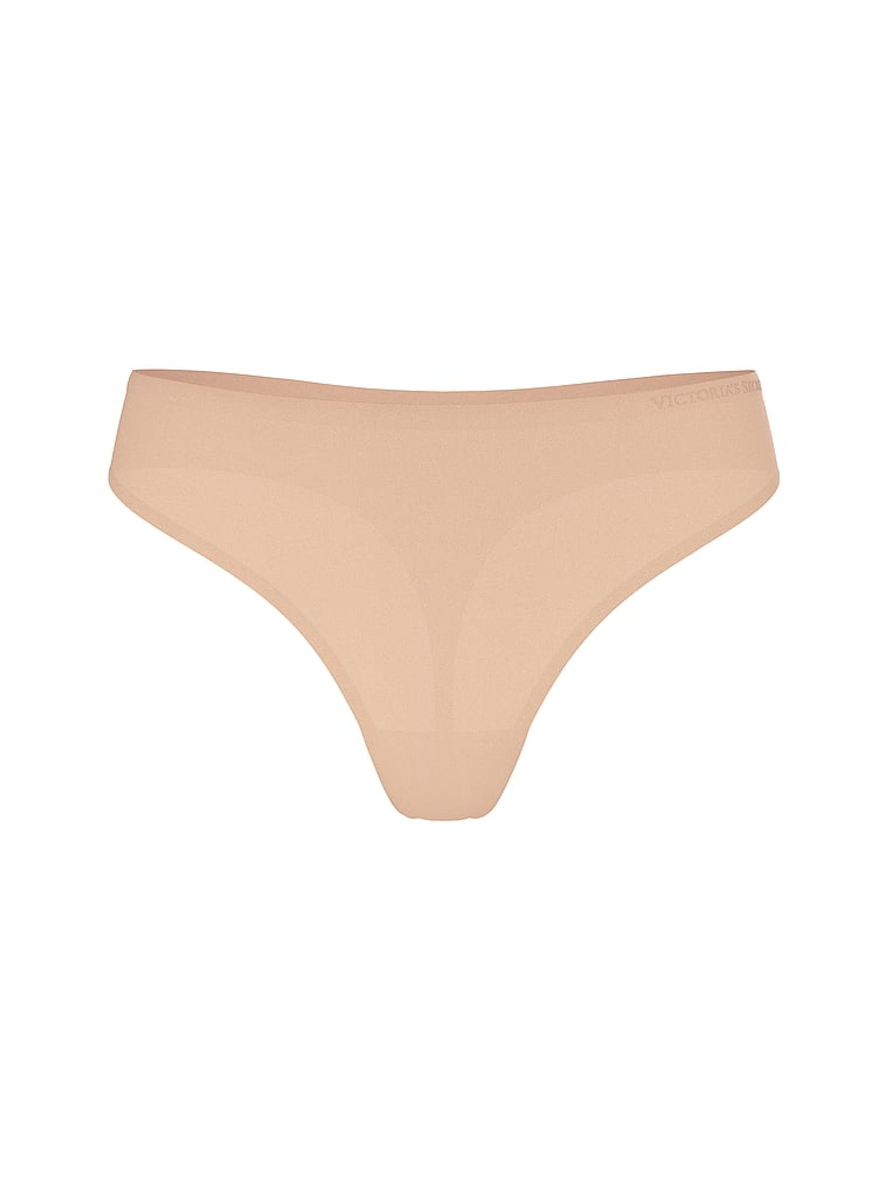 Praline Nude Thong Mid-Rise Knickers - Image 3 of 3
