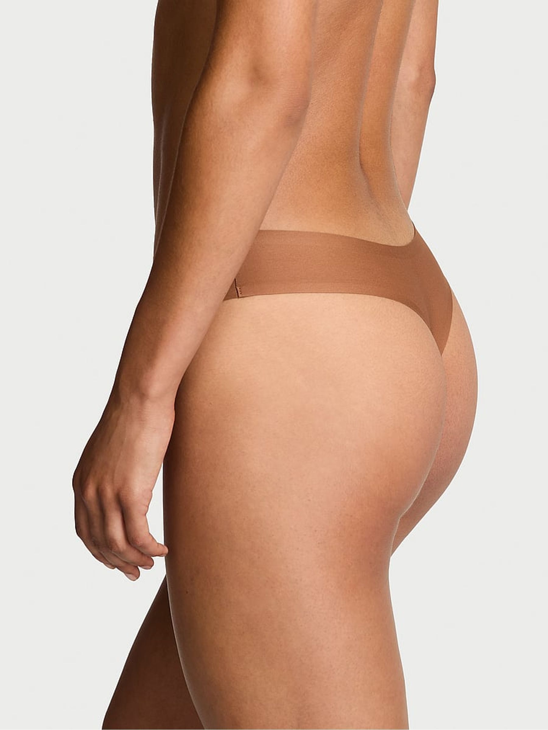 Caramel Nude Thong Mid-Rise Knickers - Image 2 of 3