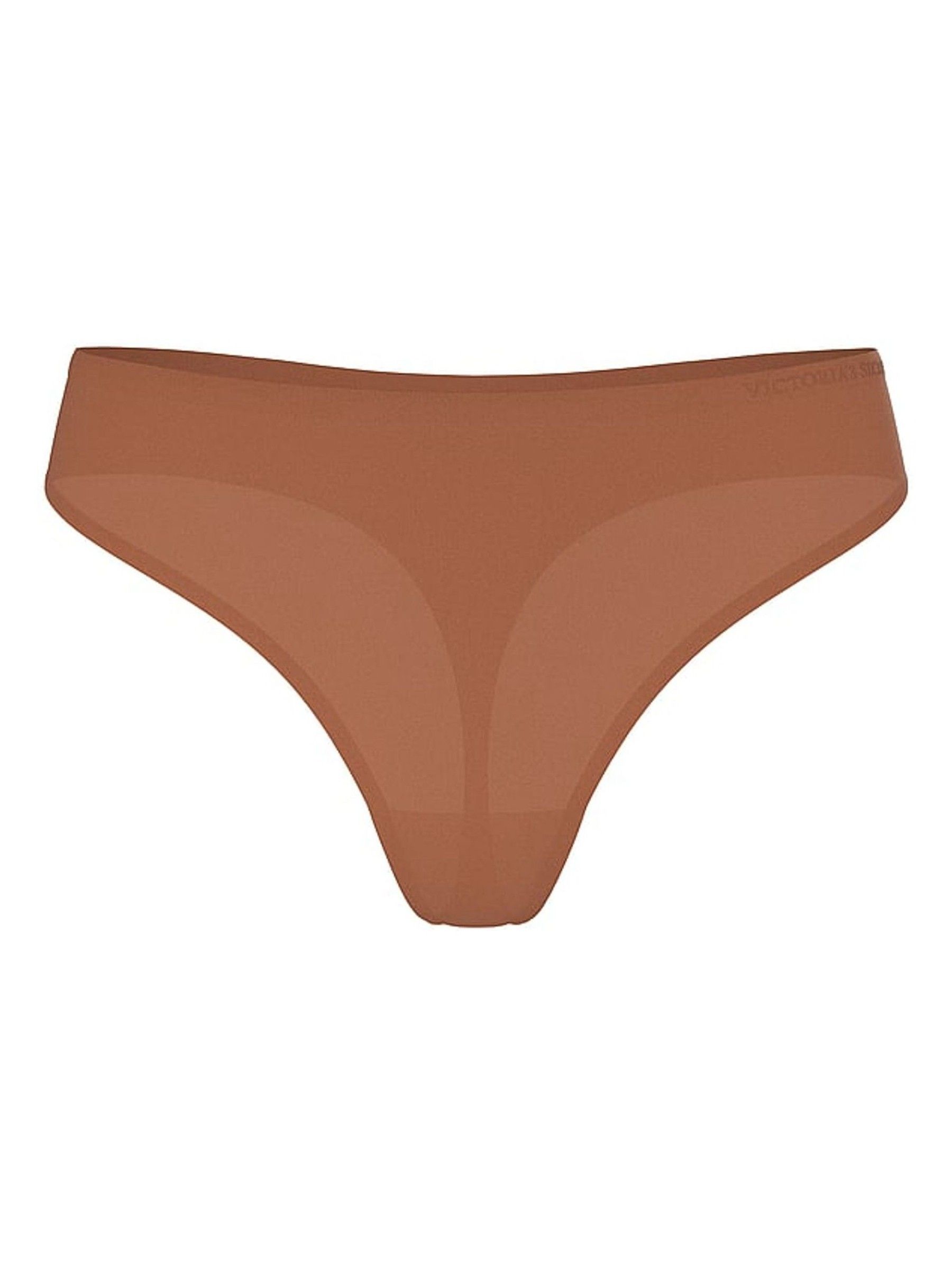 Caramel Nude Thong Mid-Rise Knickers - Image 3 of 3