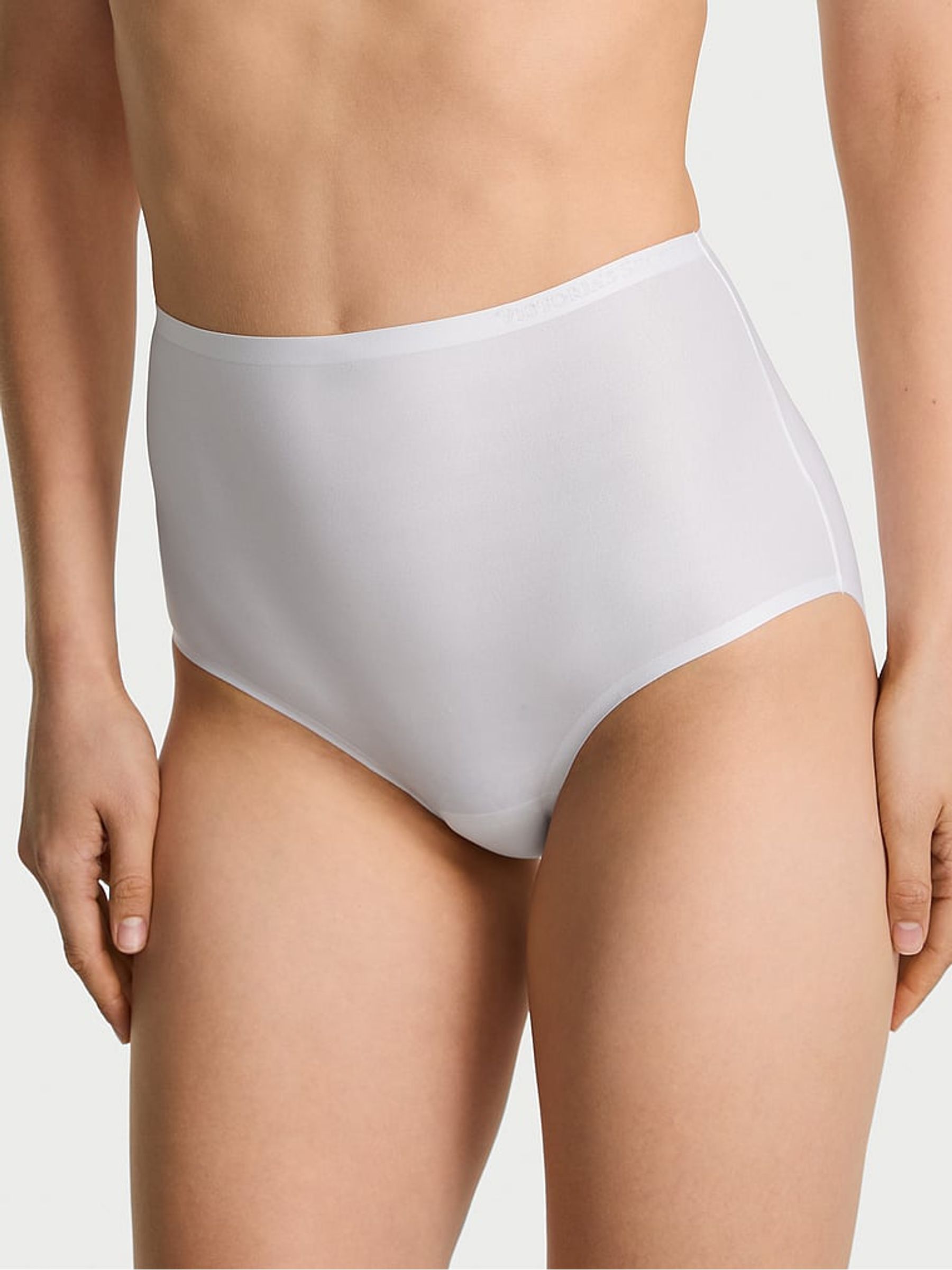 White Brief Mid-Rise Knickers - Image 1 of 2