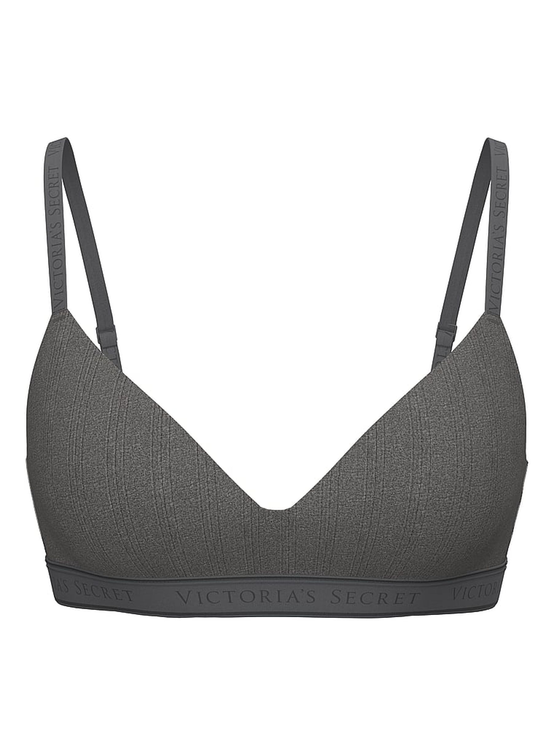 Heather Anthracite Grey Non Wired Lightly Lined Bra - Image 3 of 3