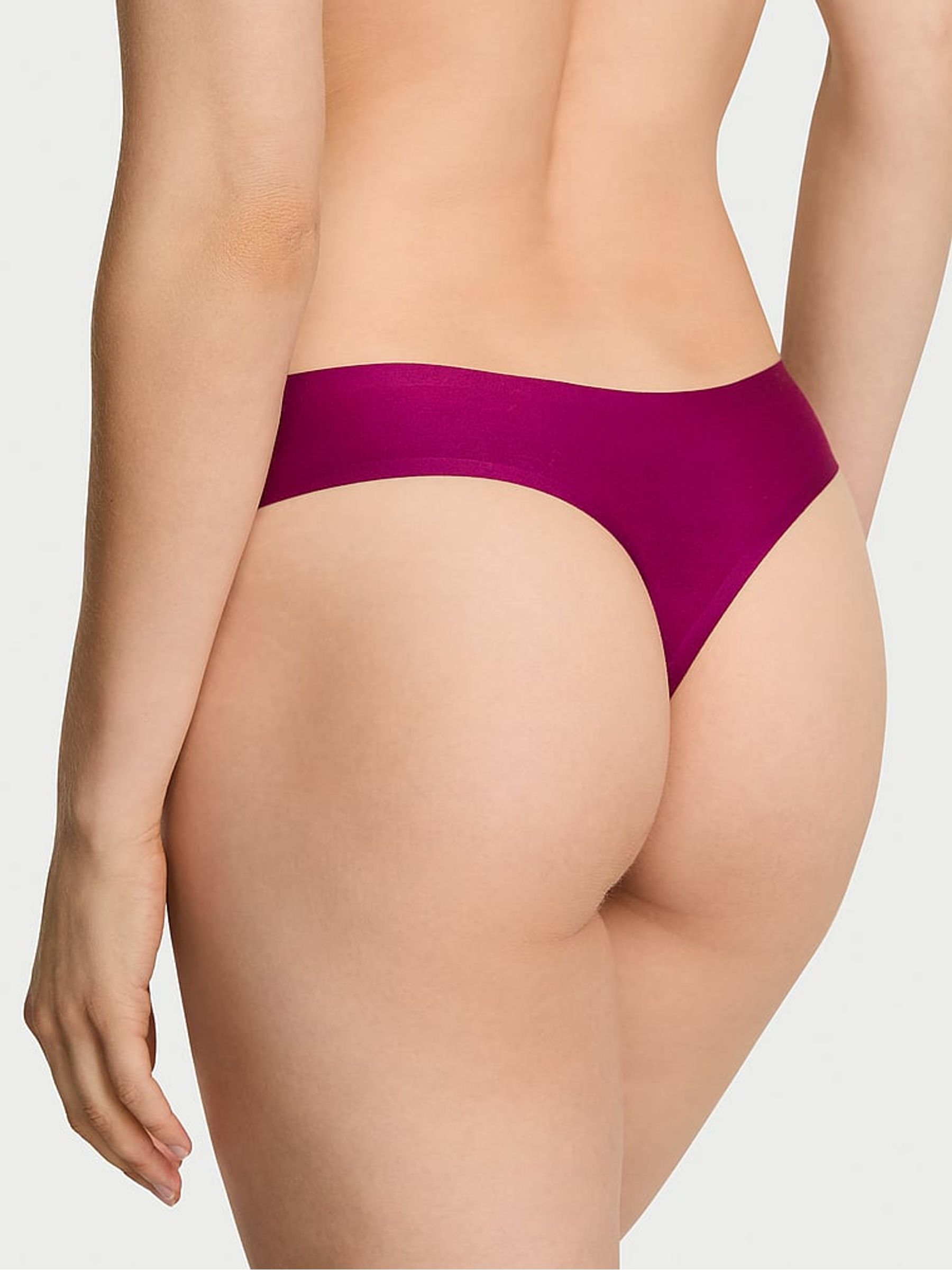 Fresh Jam Purple Thong Mid-Rise Knickers - Image 2 of 3