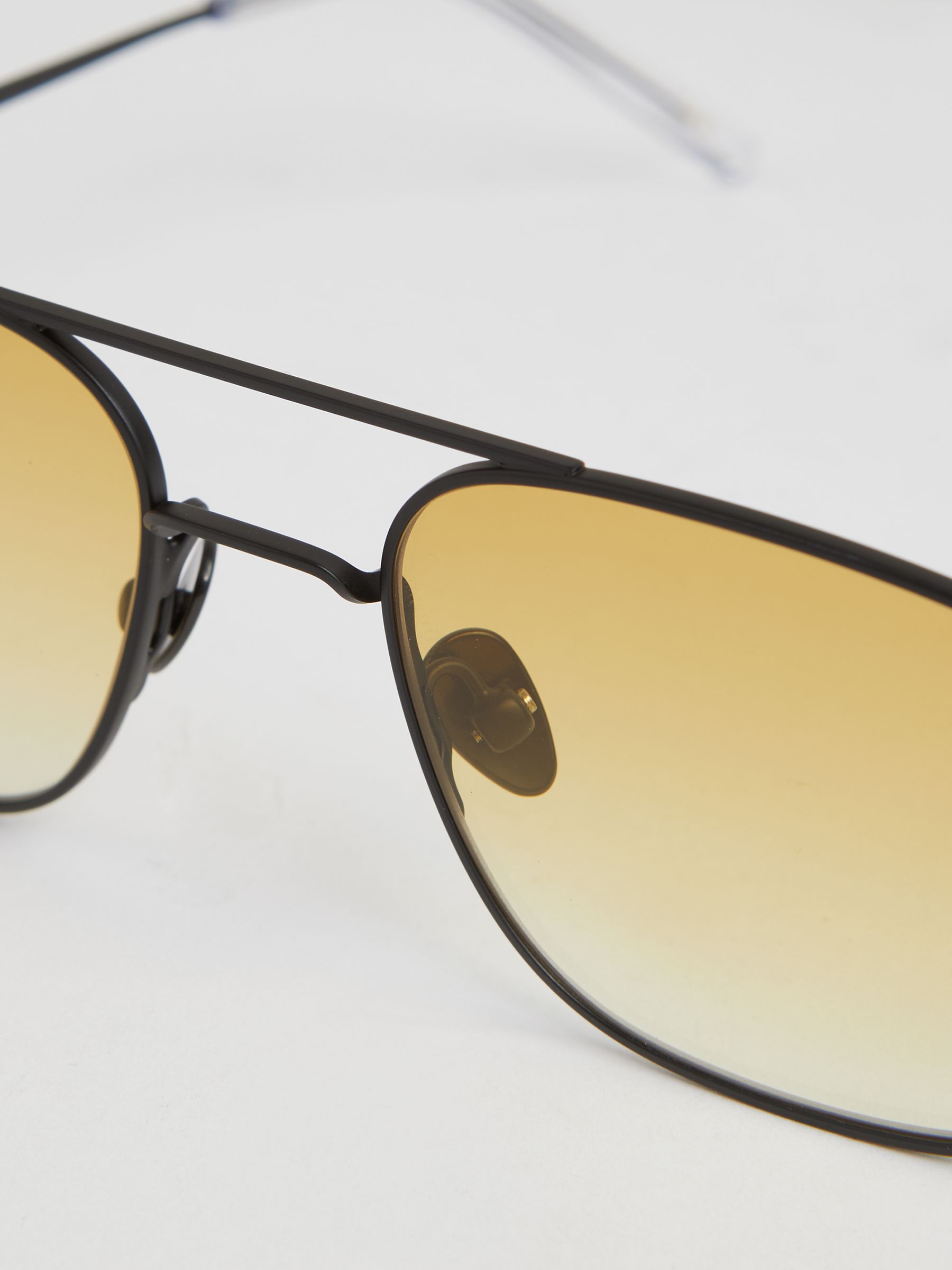 Monokel Eyewear Aviator Style Sunglasses in Yellow - Image 2 of 3