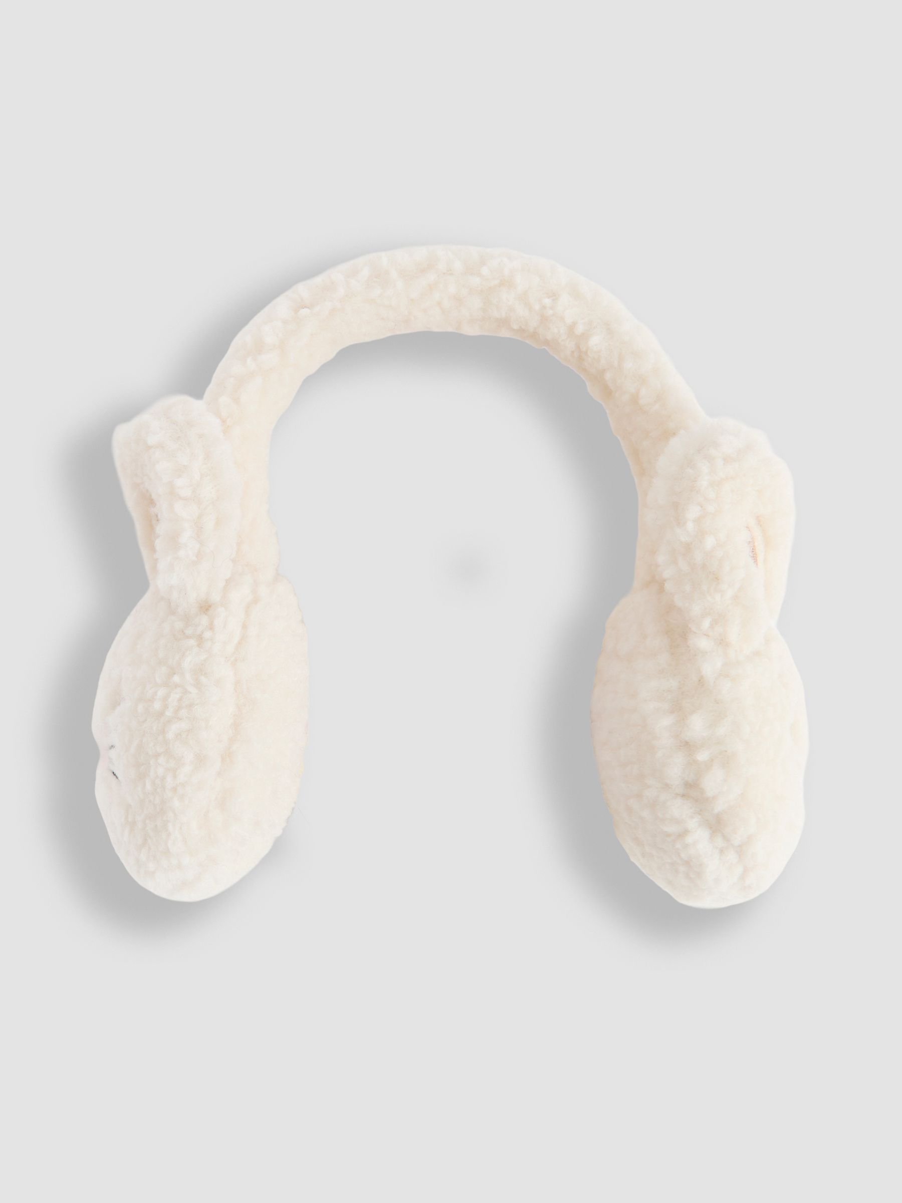 Cream Bunny Ears Muffs - Image 2 of 3