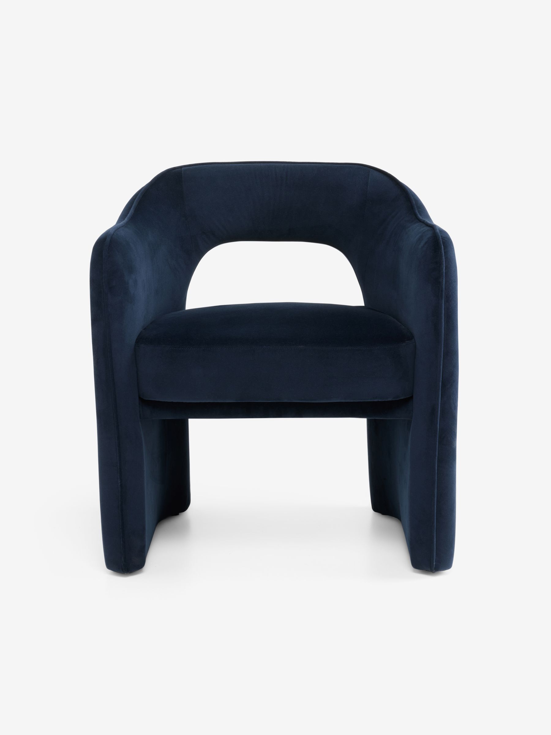 Sariah Dining Chair in Velvet Navy - Image 5 of 5 Sariah Dining Chair in Velvet Navy - Image 5 of 5