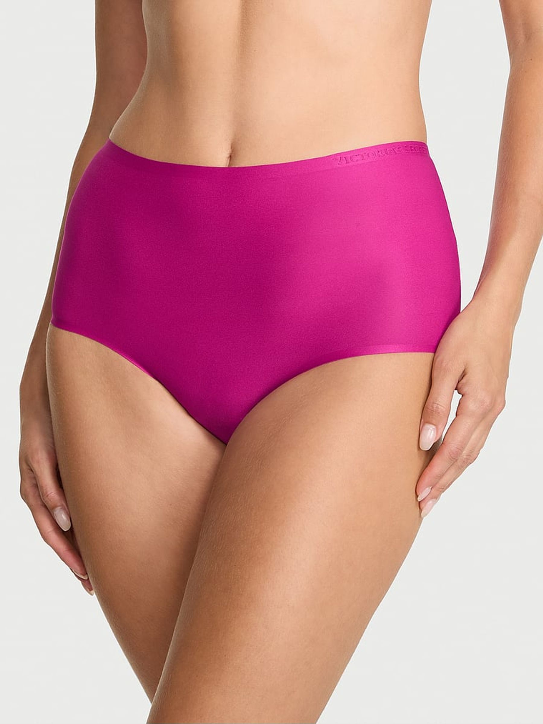 Allure Pink Brief Mid-Rise Knickers - Image 1 of 3