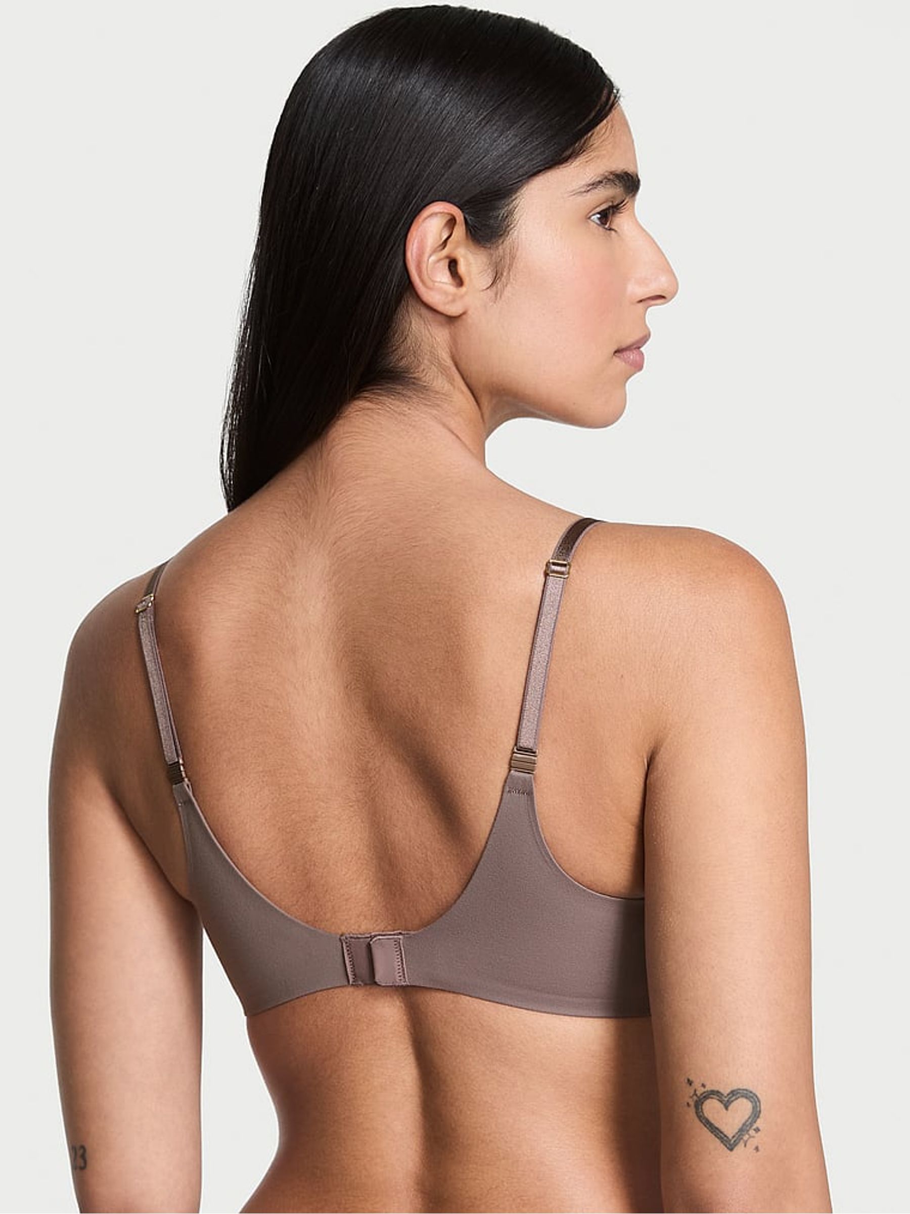 Cloudy Grey Non Wired Push Up Bra - Image 2 of 2